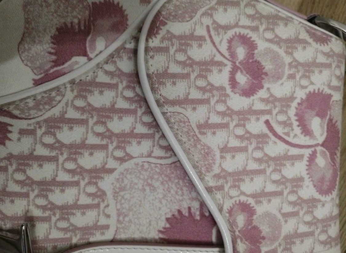 Other Christian DIOR Girly Saddle Pink Bag Trotter Vintage Size ONE SIZE - 8 Thumbnail