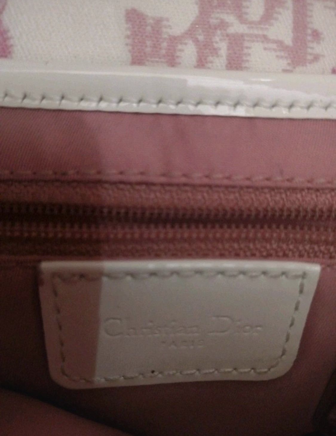 Other Christian DIOR Girly Saddle Pink Bag Trotter Vintage Size ONE SIZE - 11 Thumbnail