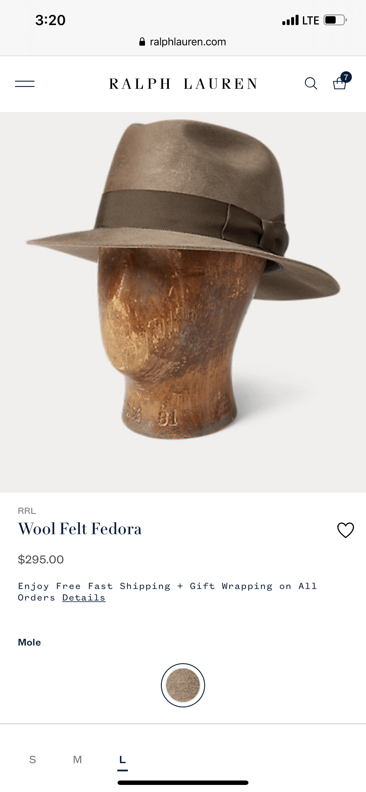 Ralph lauren fedora best sale