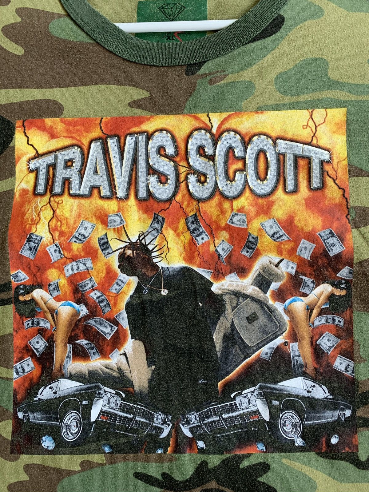 Travis Scott x Diamond Supply co tee