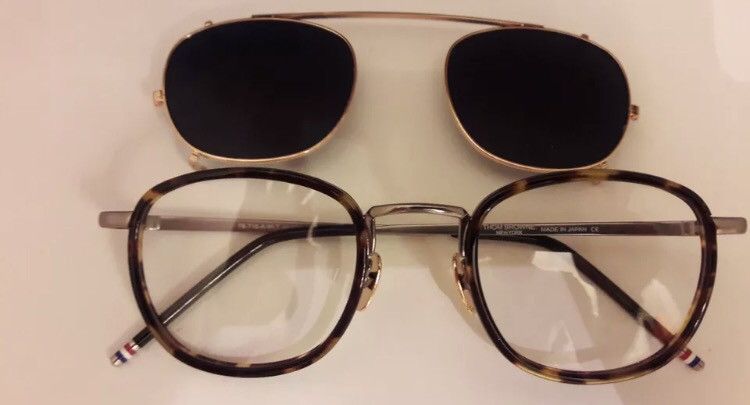 Thom Browne TB A WLT Eyeglass With Clip on Brand new   Grailed