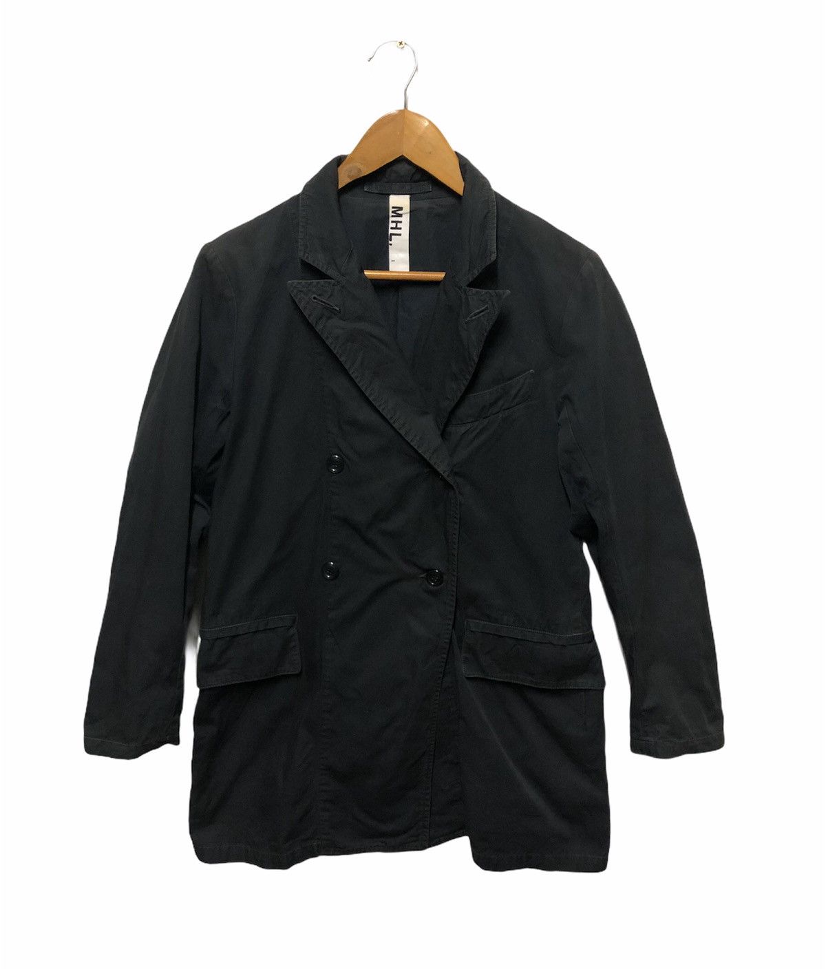 Margaret Howell MHL Heavy Moleskin Porter Jacket Black | Grailed