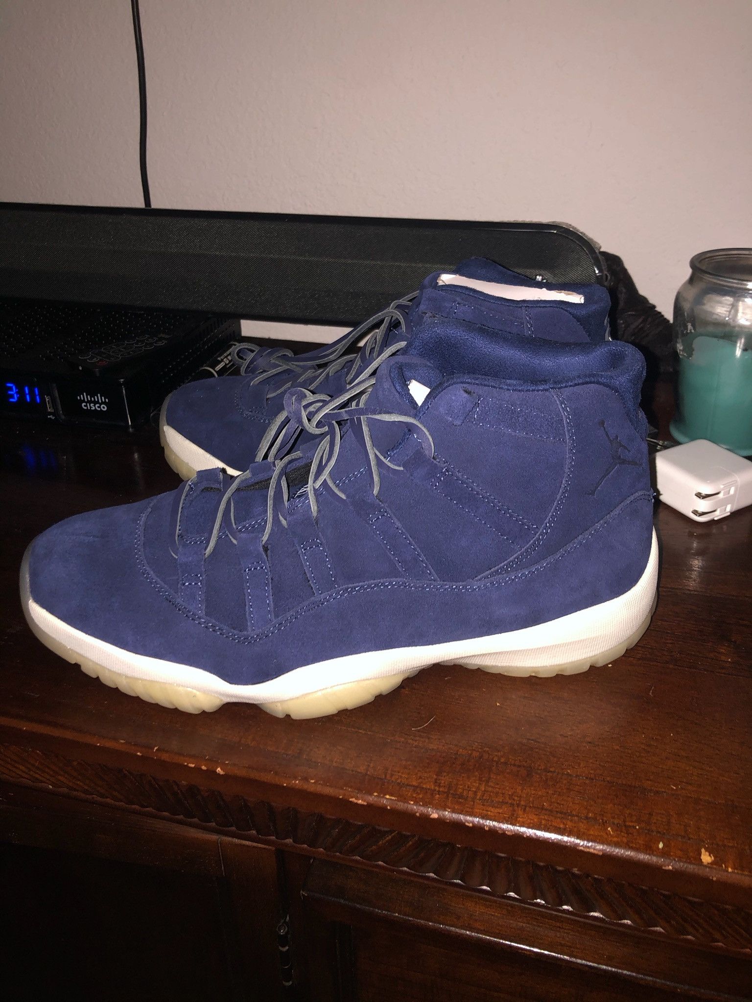 Jordan 11 retro premium derek jeter best sale