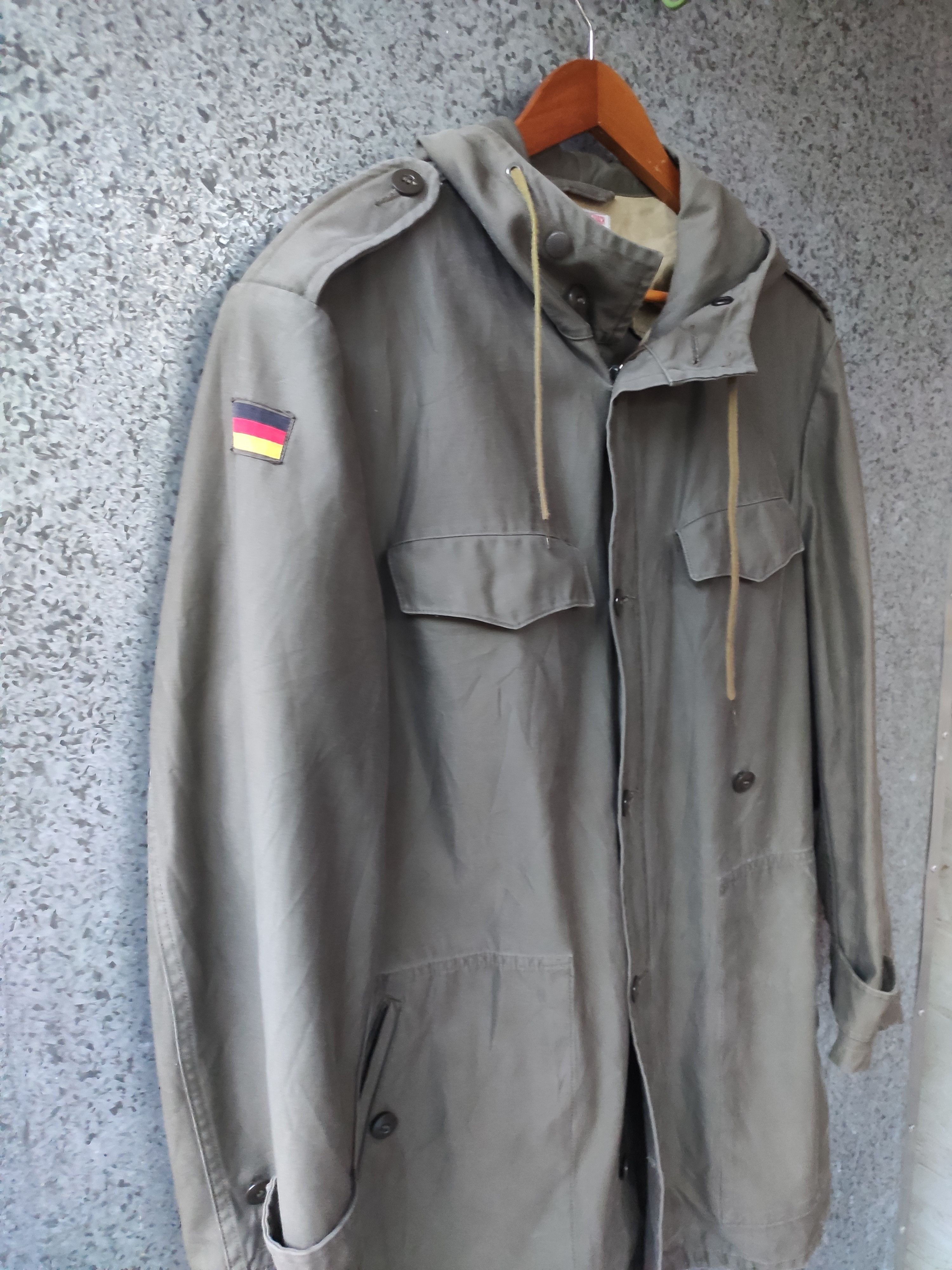 Vintage 🔥 Vtg 80s Hooded Lined Scharrer German Army Winter Parka Size US L / EU 52-54 / 3 - 3 Thumbnail