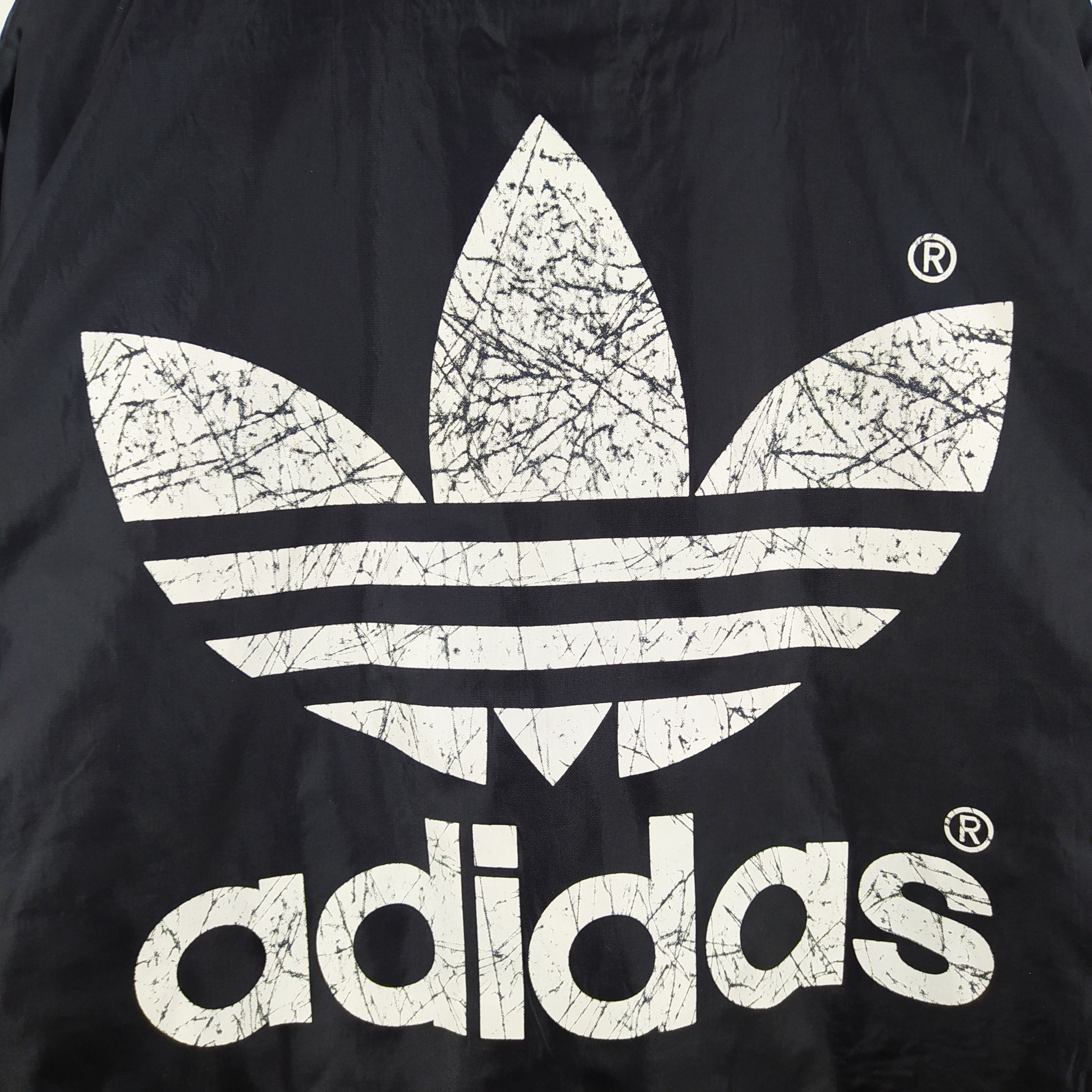 Adidas × Vintage Vintage Adidas Very Big Logo At Back Big Size Jacket Hoodie Size US XXL / EU 58 / 5 - 2 Thumbnail