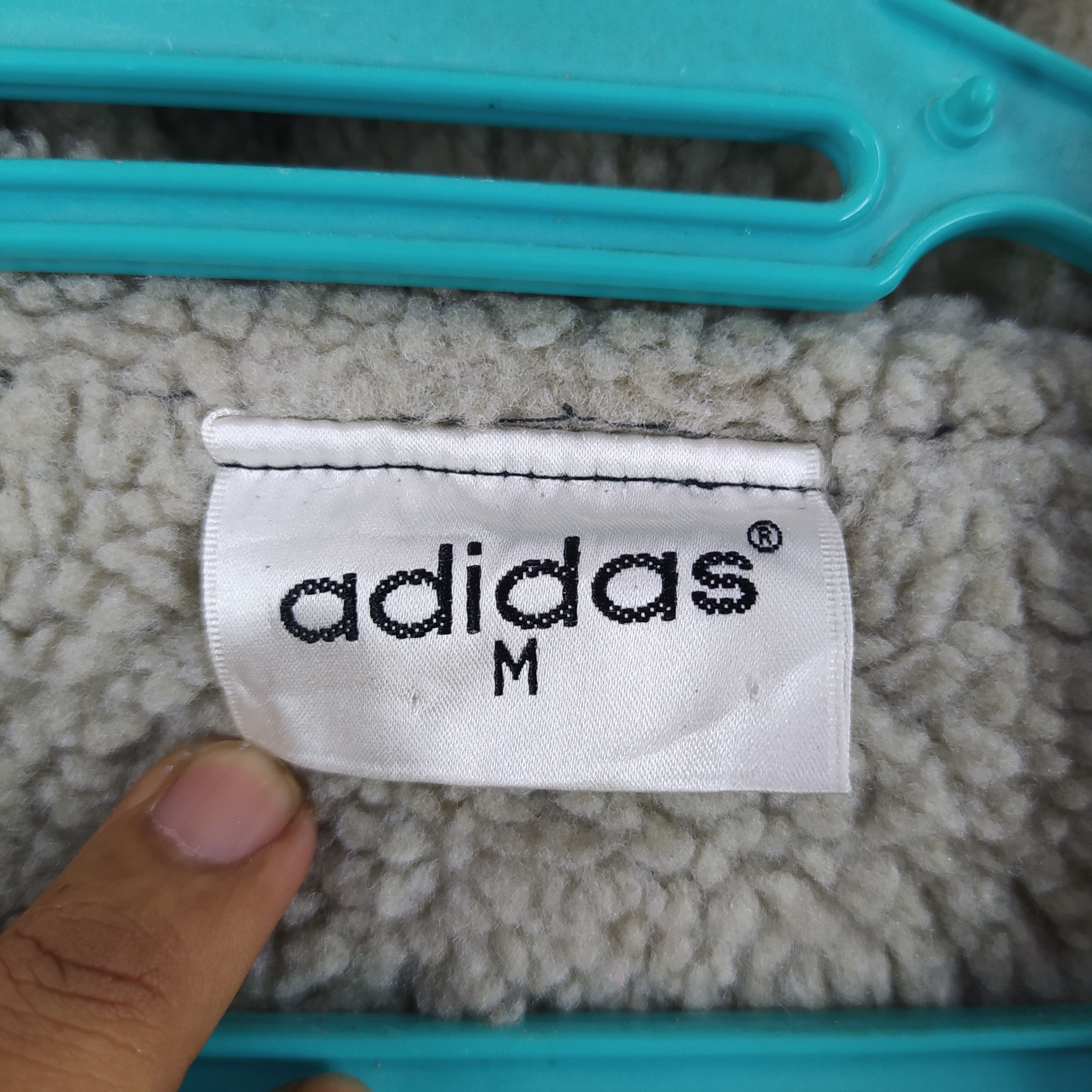 Adidas × Vintage Vintage Adidas Very Big Logo At Back Big Size Jacket Hoodie Size US XXL / EU 58 / 5 - 12 Thumbnail