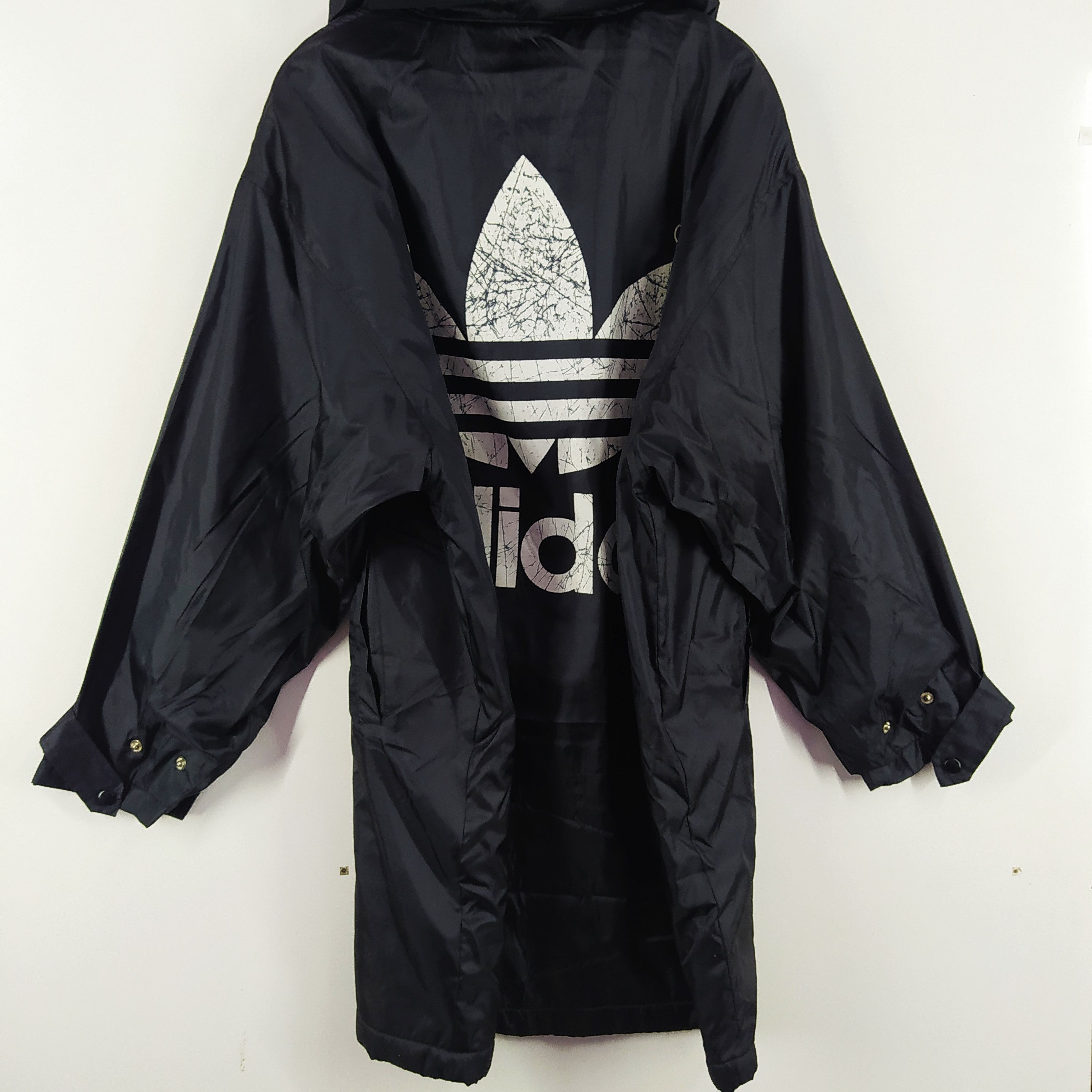 Adidas × Vintage Vintage Adidas Very Big Logo At Back Big Size Jacket Hoodie Size US XXL / EU 58 / 5 - 3 Thumbnail