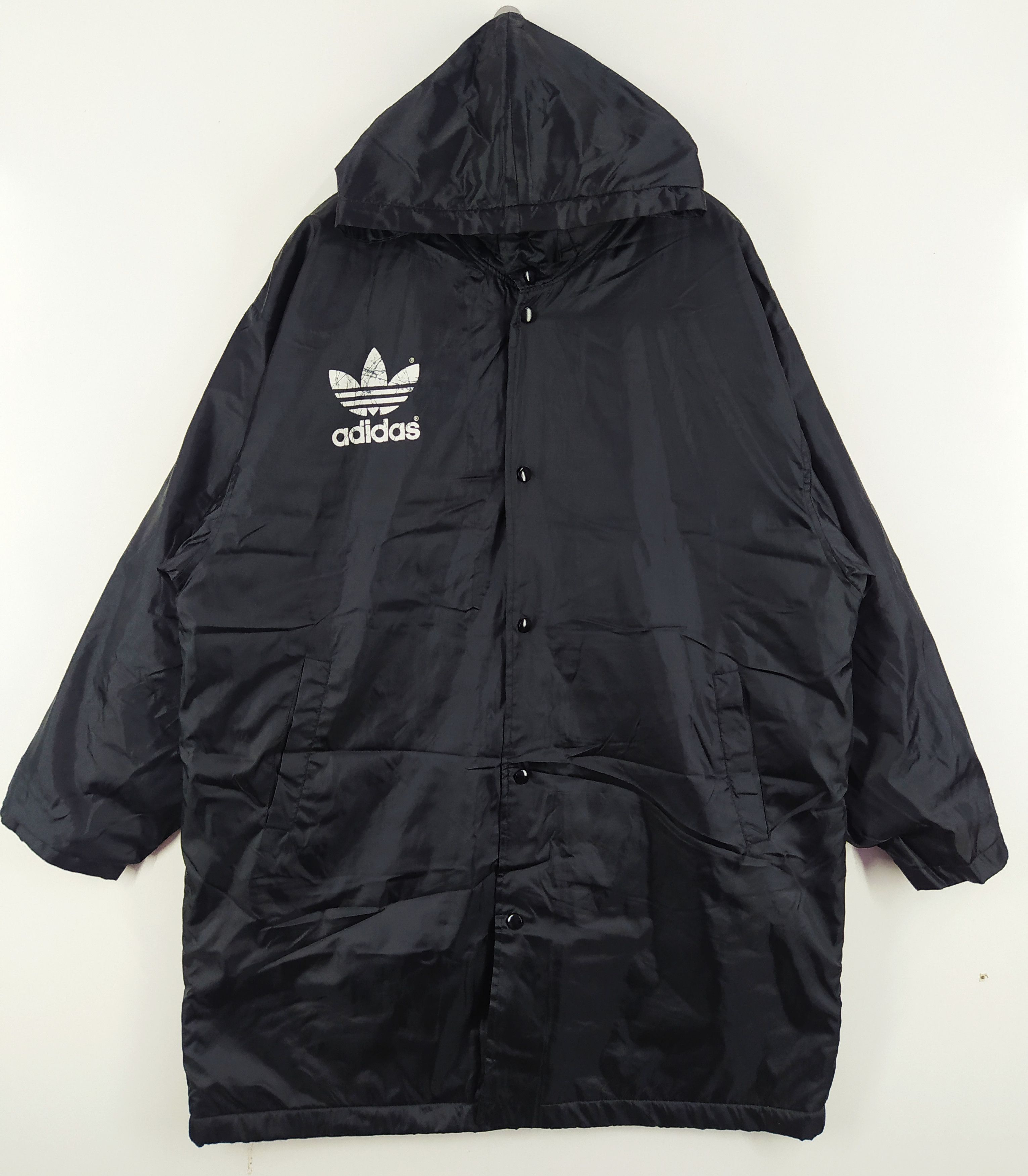 Adidas × Vintage Vintage Adidas Very Big Logo At Back Big Size Jacket Hoodie Size US XXL / EU 58 / 5 - 4 Thumbnail