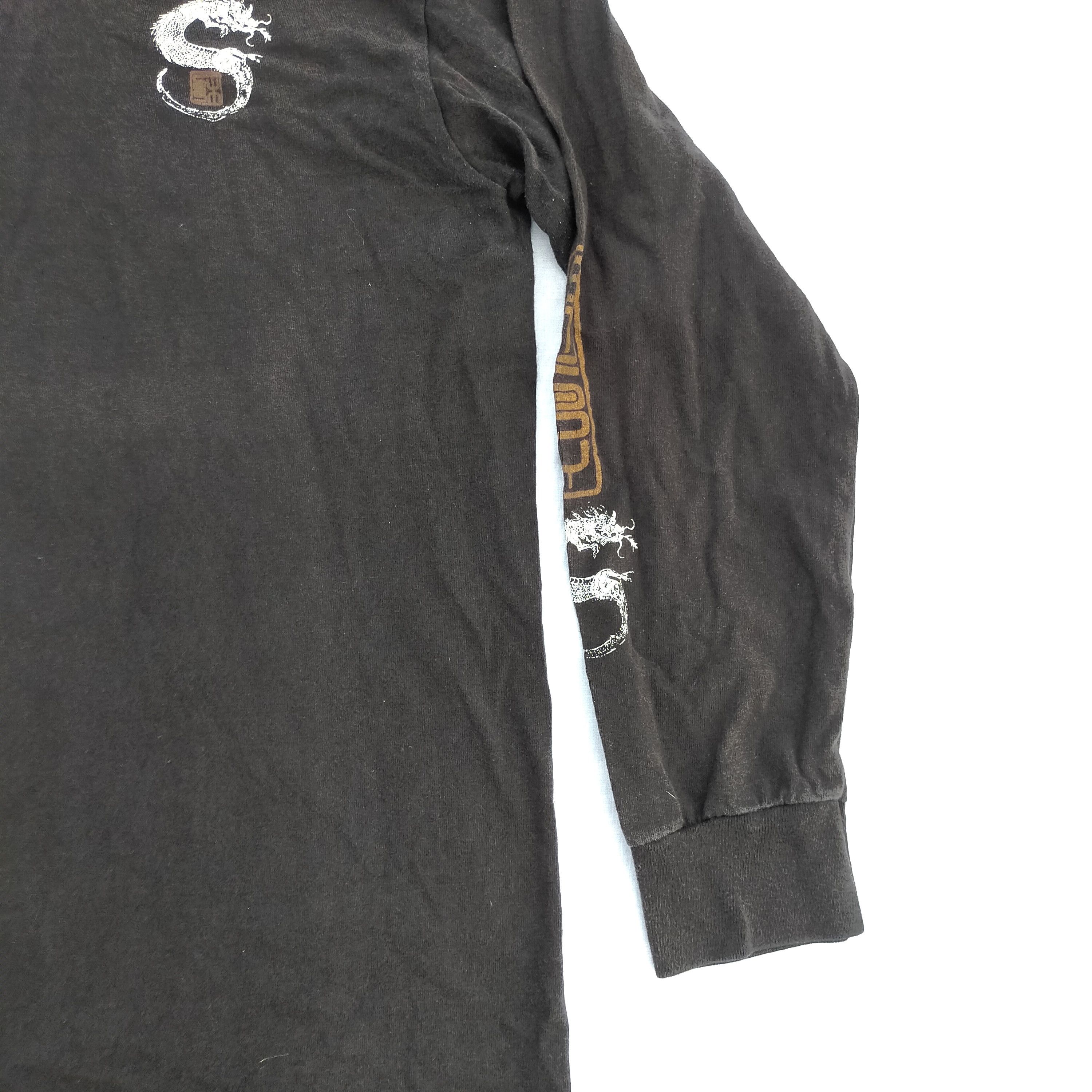 Rare Vintage 90's Stussy Dragon Big Logo Shirt - TokoPyramid