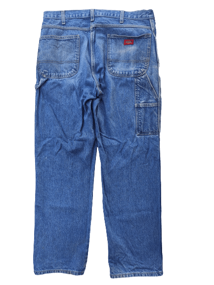 Vintage Dickies workers pants jeans stained denim #61