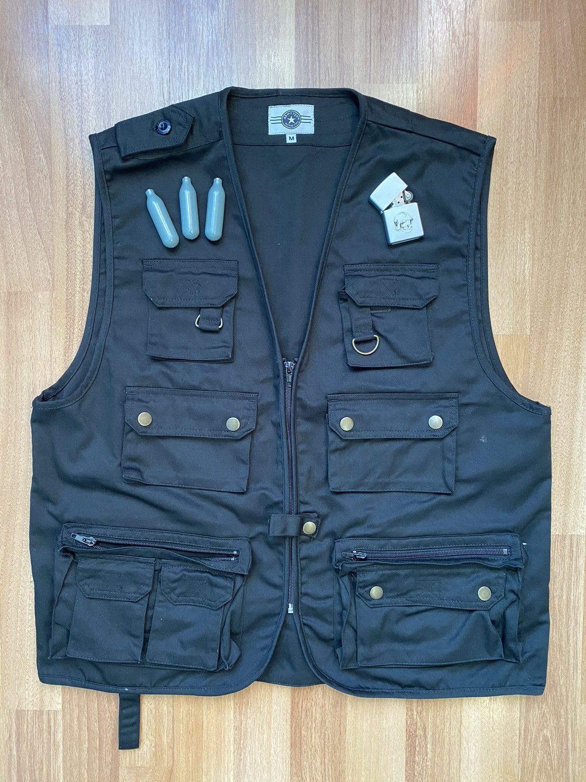 Military Swiss Army Tex Military Black Vest | Grailed