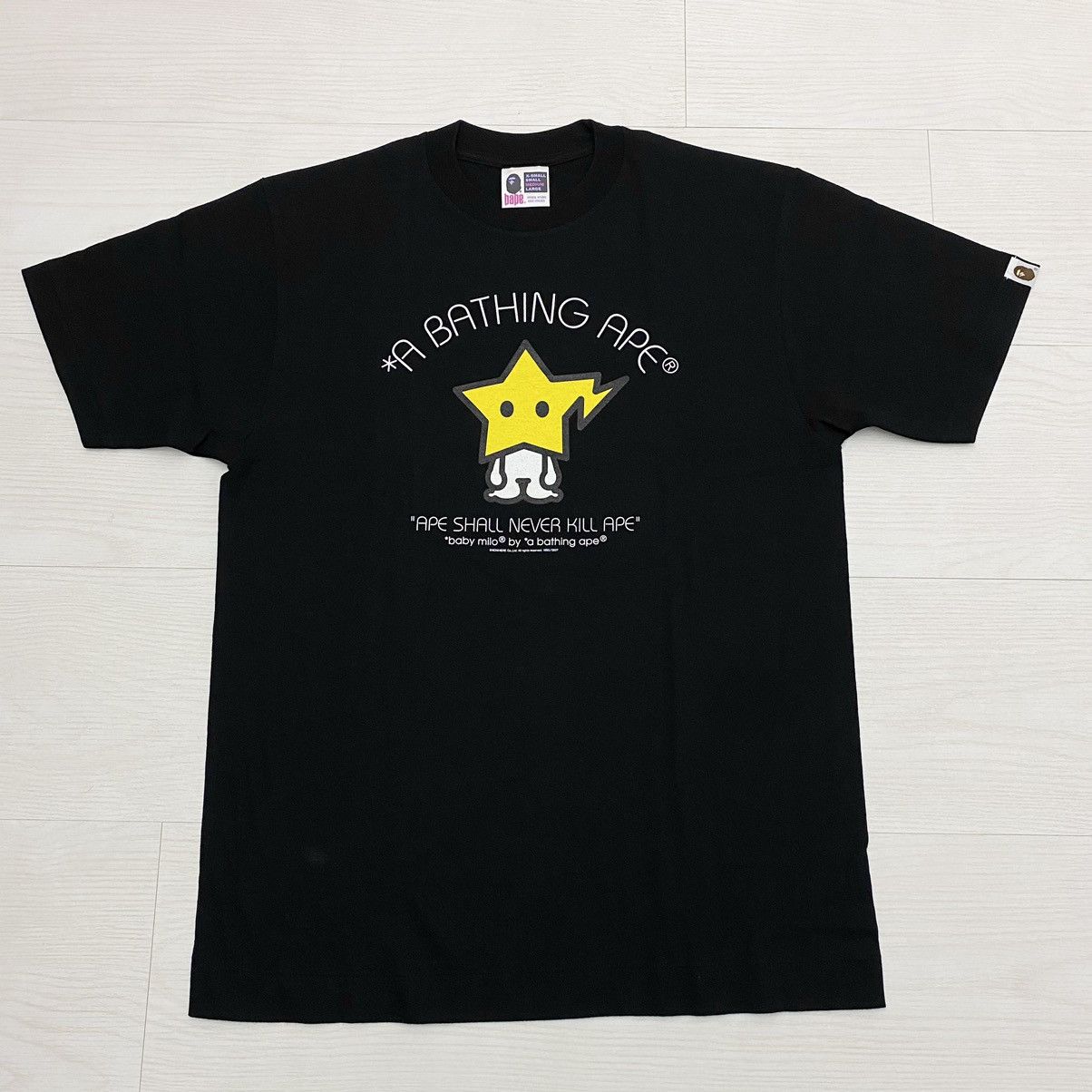 90s 初期 A BATHING APE BIGGIE t-shirt nigo 90s 初期 A BATHING APE