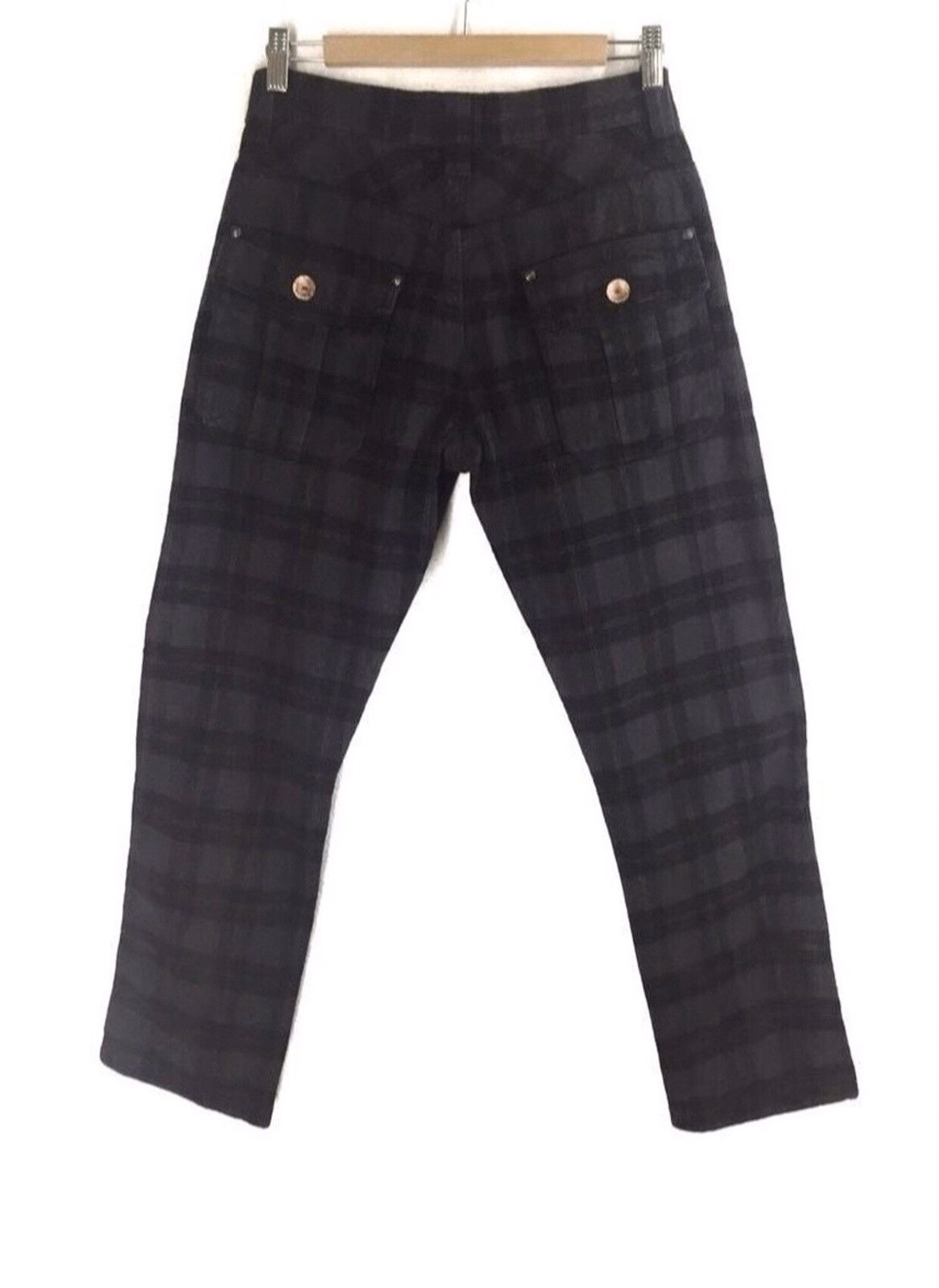 Japanese Brand Japanese Rush Hour Double Knee Check / Tartan Slim Fit Pant Size US 32 / EU 48 - 5 Thumbnail