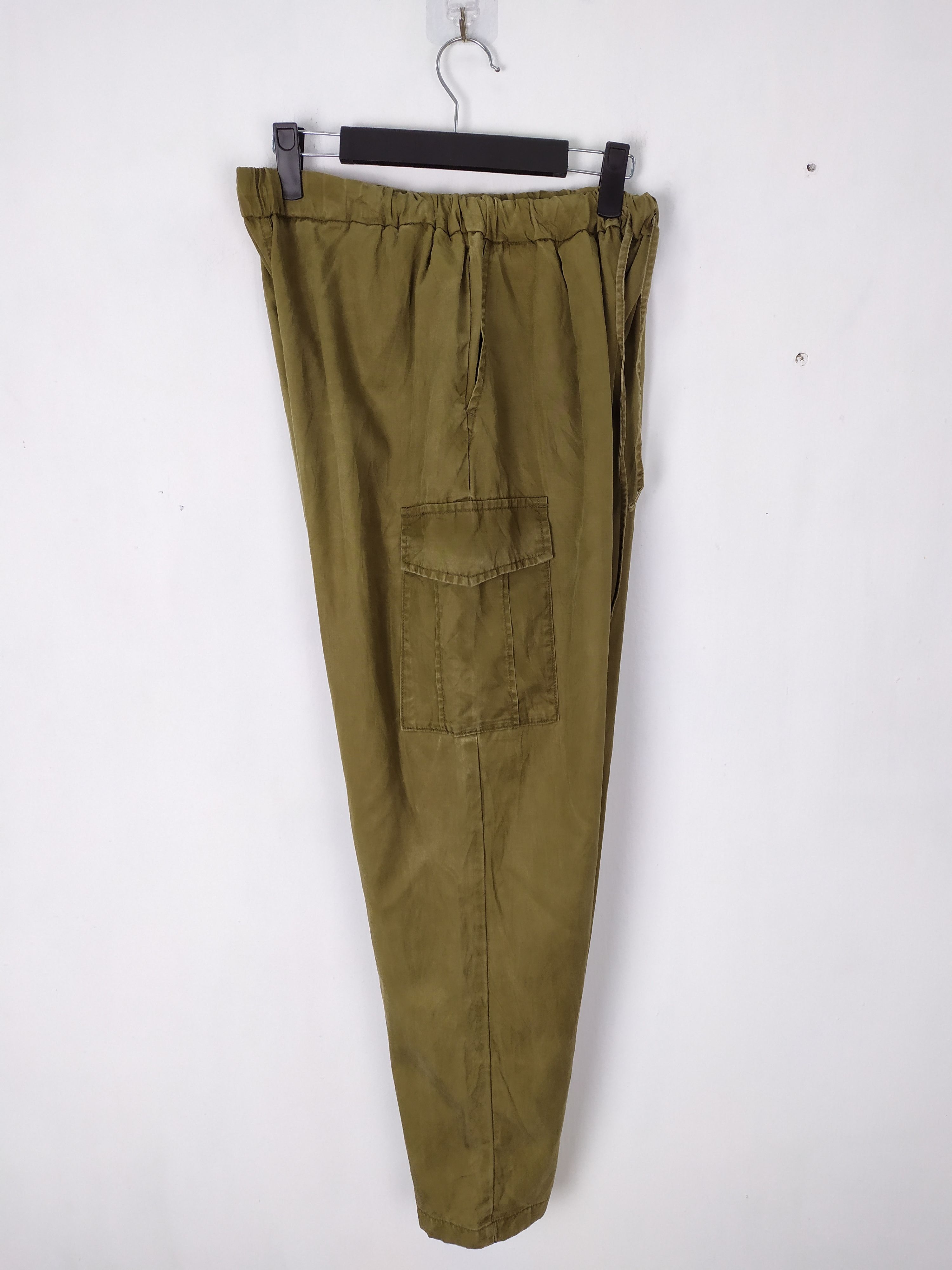 Japanese Brand JAPANESE GU SPRING WAIST BAGGY EASY CARGO PANTS Size US 26 / EU 42 - 5 Thumbnail
