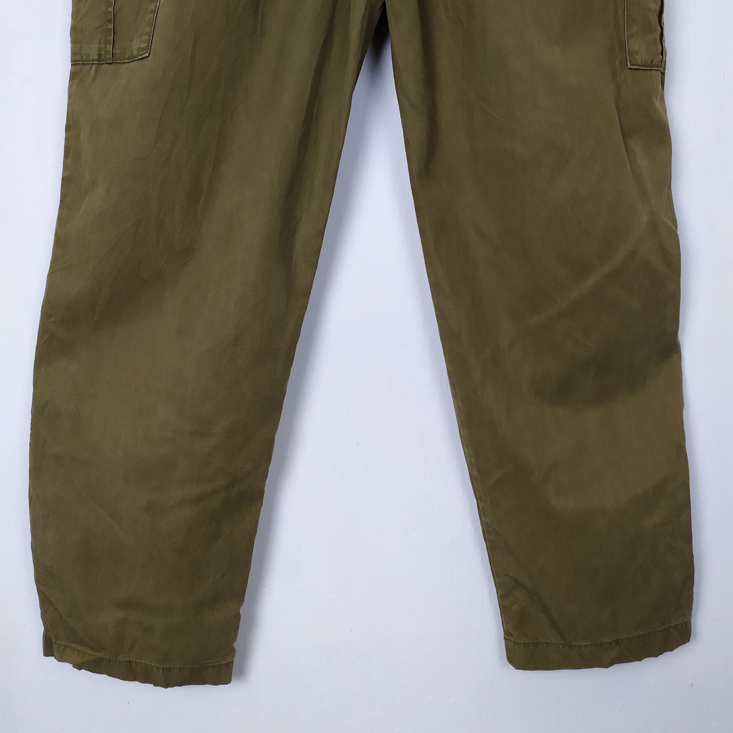 Japanese Brand JAPANESE GU SPRING WAIST BAGGY EASY CARGO PANTS Size US 26 / EU 42 - 6 Thumbnail