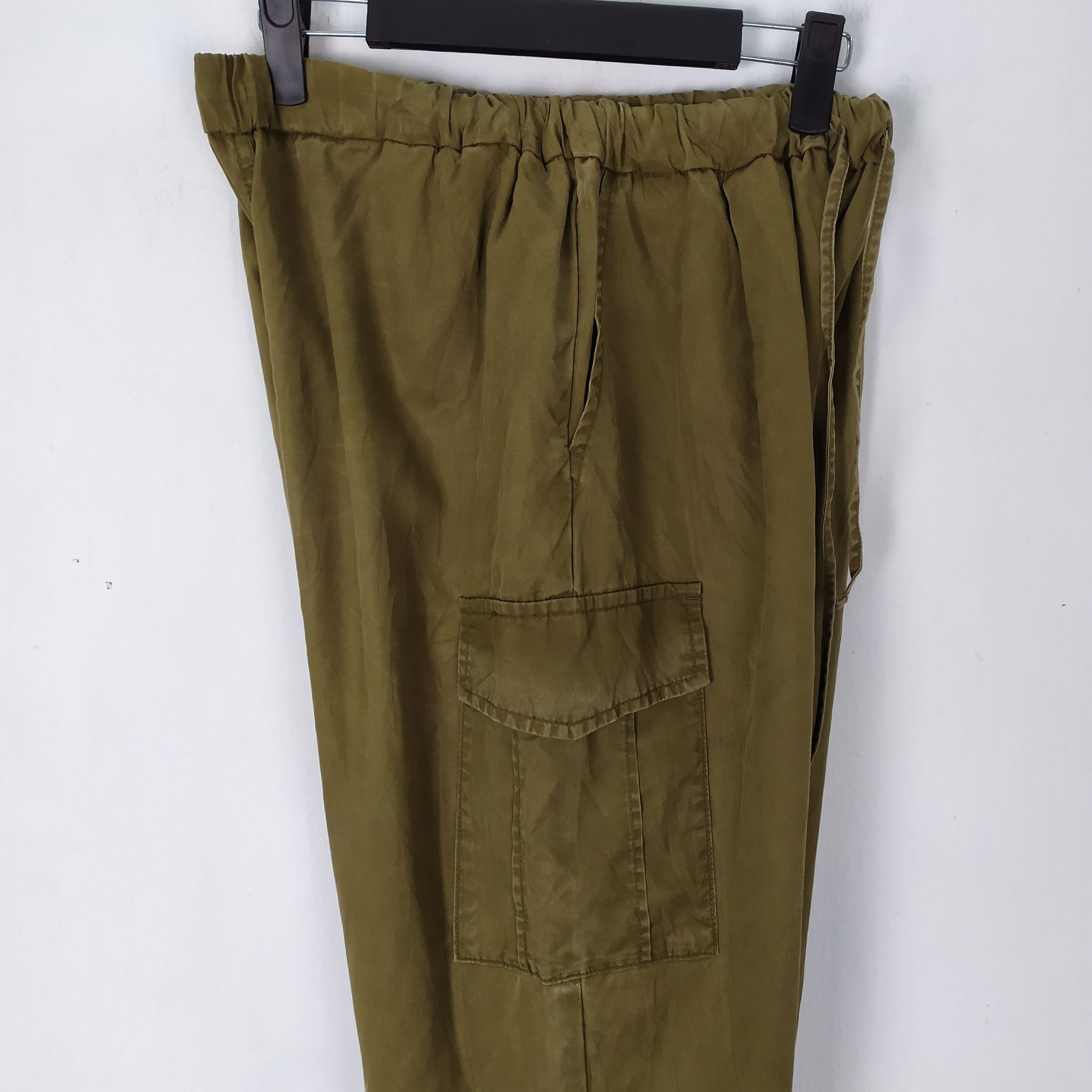 Japanese Brand JAPANESE GU SPRING WAIST BAGGY EASY CARGO PANTS Size US 26 / EU 42 - 4 Thumbnail