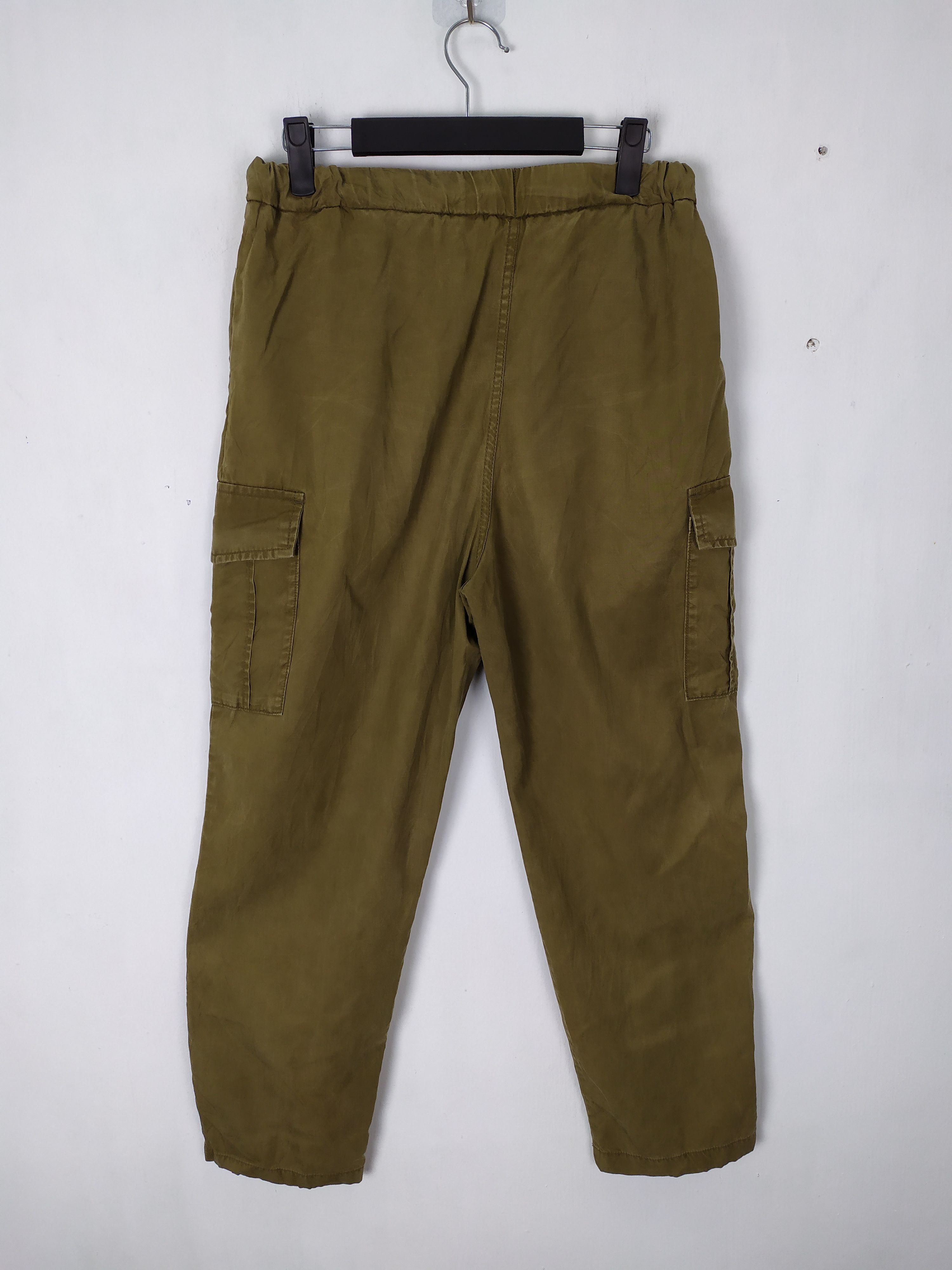 Japanese Brand JAPANESE GU SPRING WAIST BAGGY EASY CARGO PANTS Size US 26 / EU 42 - 8 Thumbnail