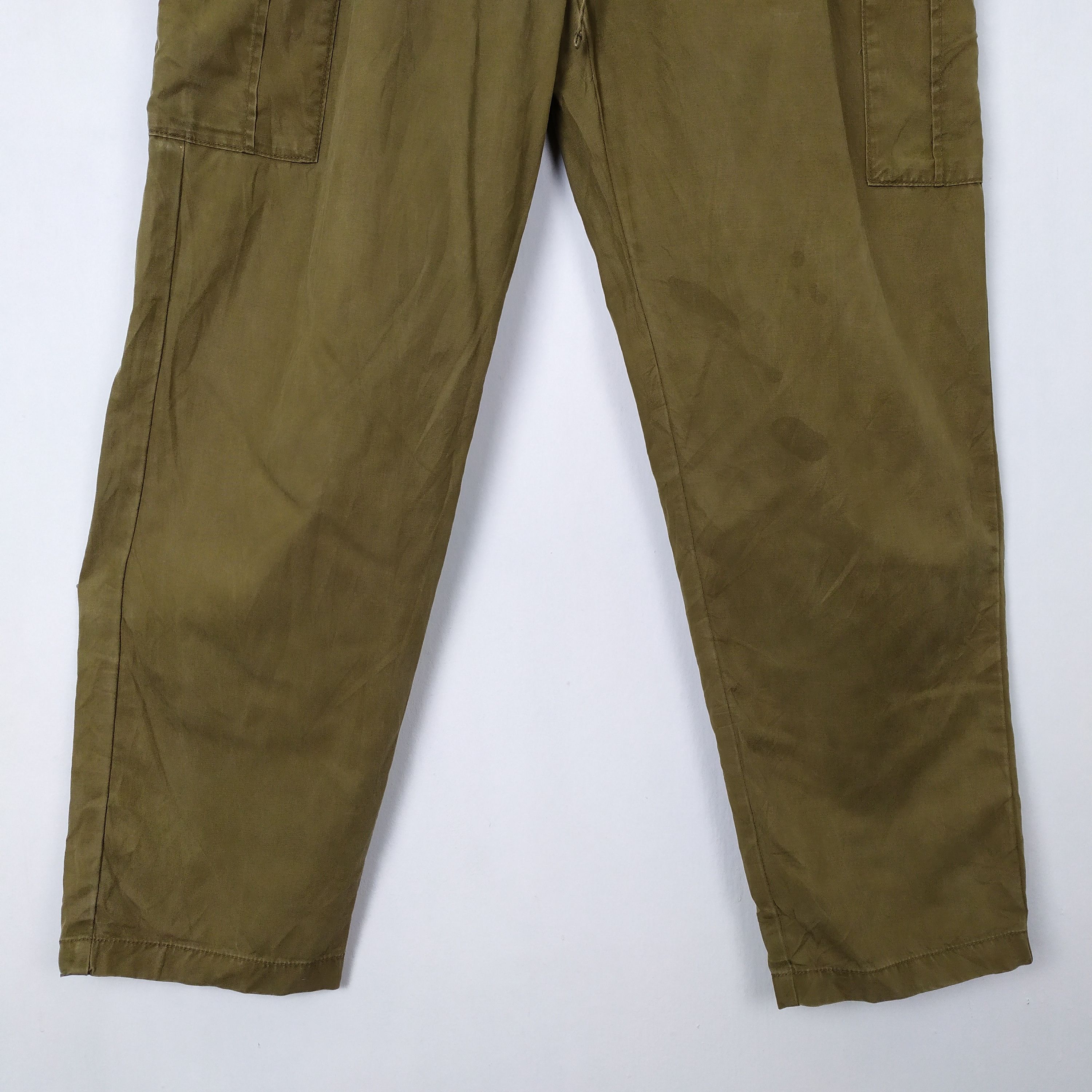 Japanese Brand JAPANESE GU SPRING WAIST BAGGY EASY CARGO PANTS Size US 26 / EU 42 - 9 Thumbnail