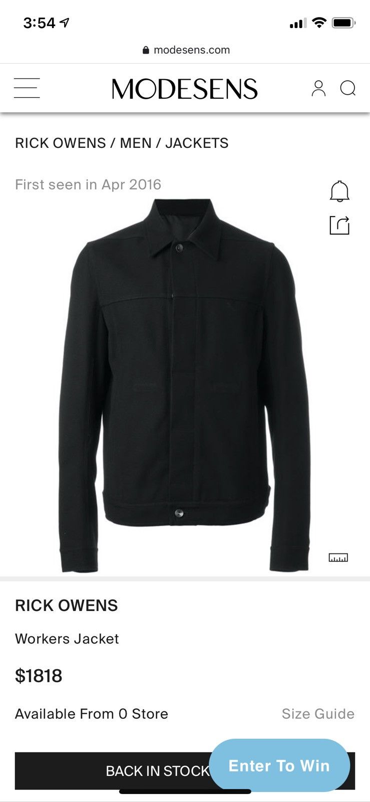 Rick Owens Rick Owens Workers Jacket Size US M / EU 48-50 / 2 - 5 Thumbnail