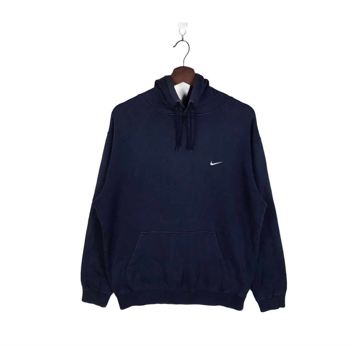Nike × Vintage Vintage Y2k Nike Side Swoosh Hoodie Size US L / EU 52-54 / 3 - 1 Thumbnail