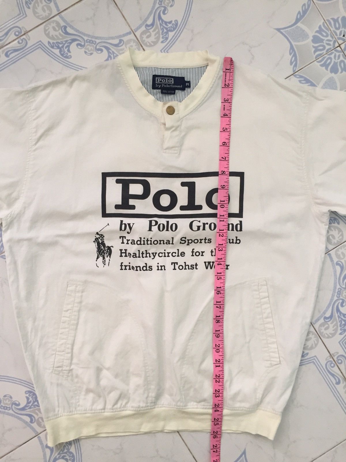 Beverly Hills Polo Club Polo by Polo Ground With Button Collar & Pockets Size US M / EU 48-50 / 2 - 12 Thumbnail