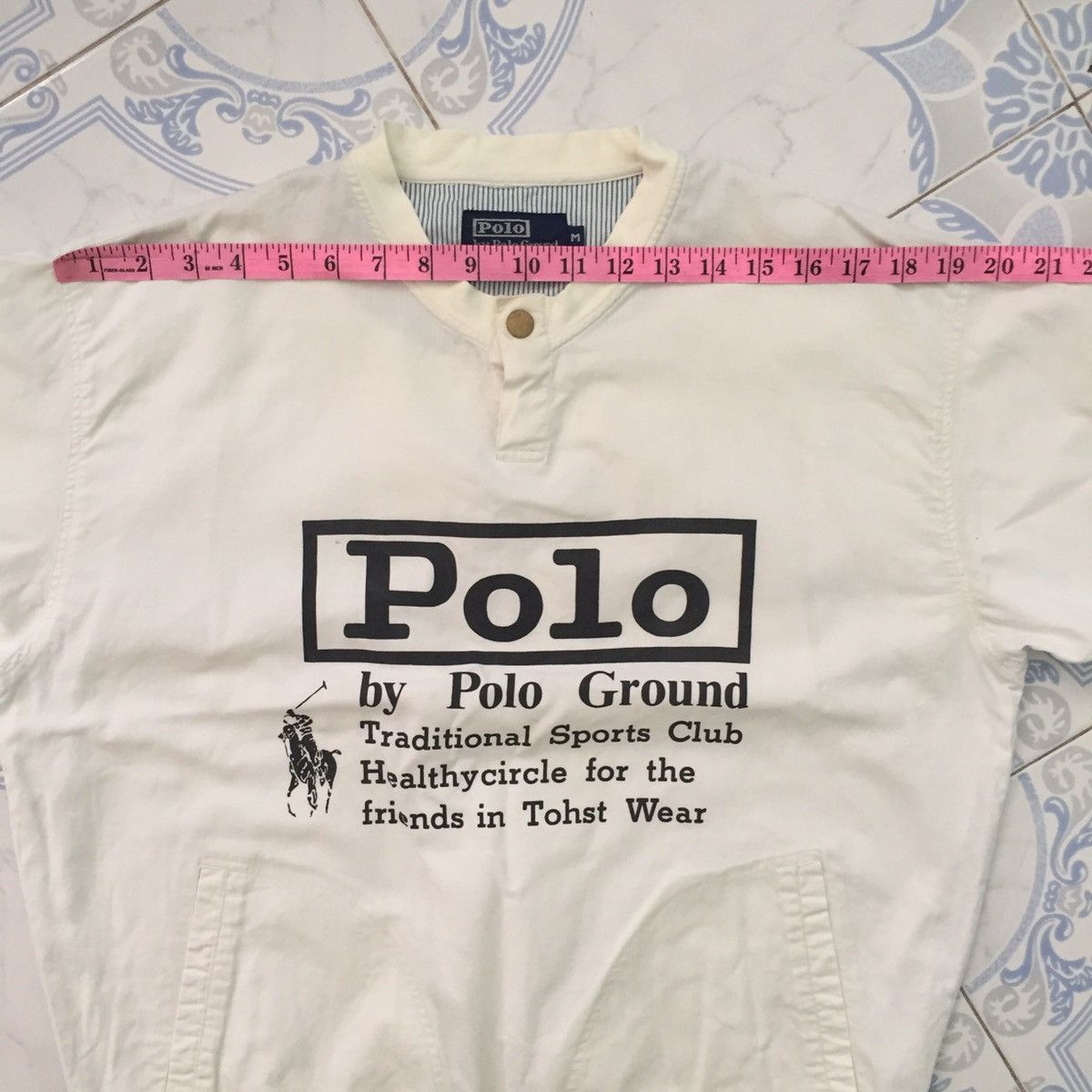Beverly Hills Polo Club Polo by Polo Ground With Button Collar & Pockets Size US M / EU 48-50 / 2 - 11 Thumbnail