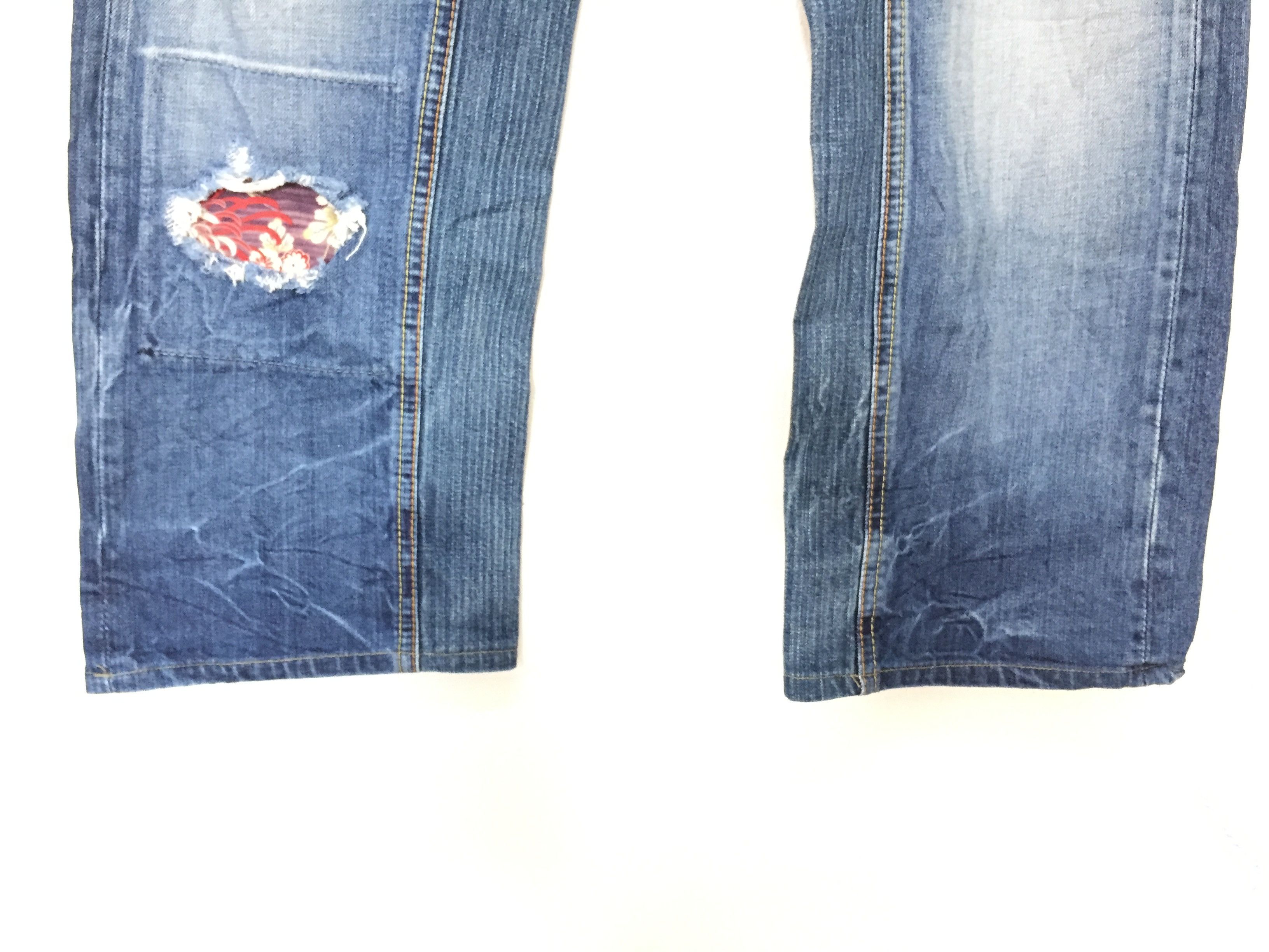 Eternal 90's ETERNAL Japan Motif patchwork pants kapital Size US 33 - 3 Thumbnail