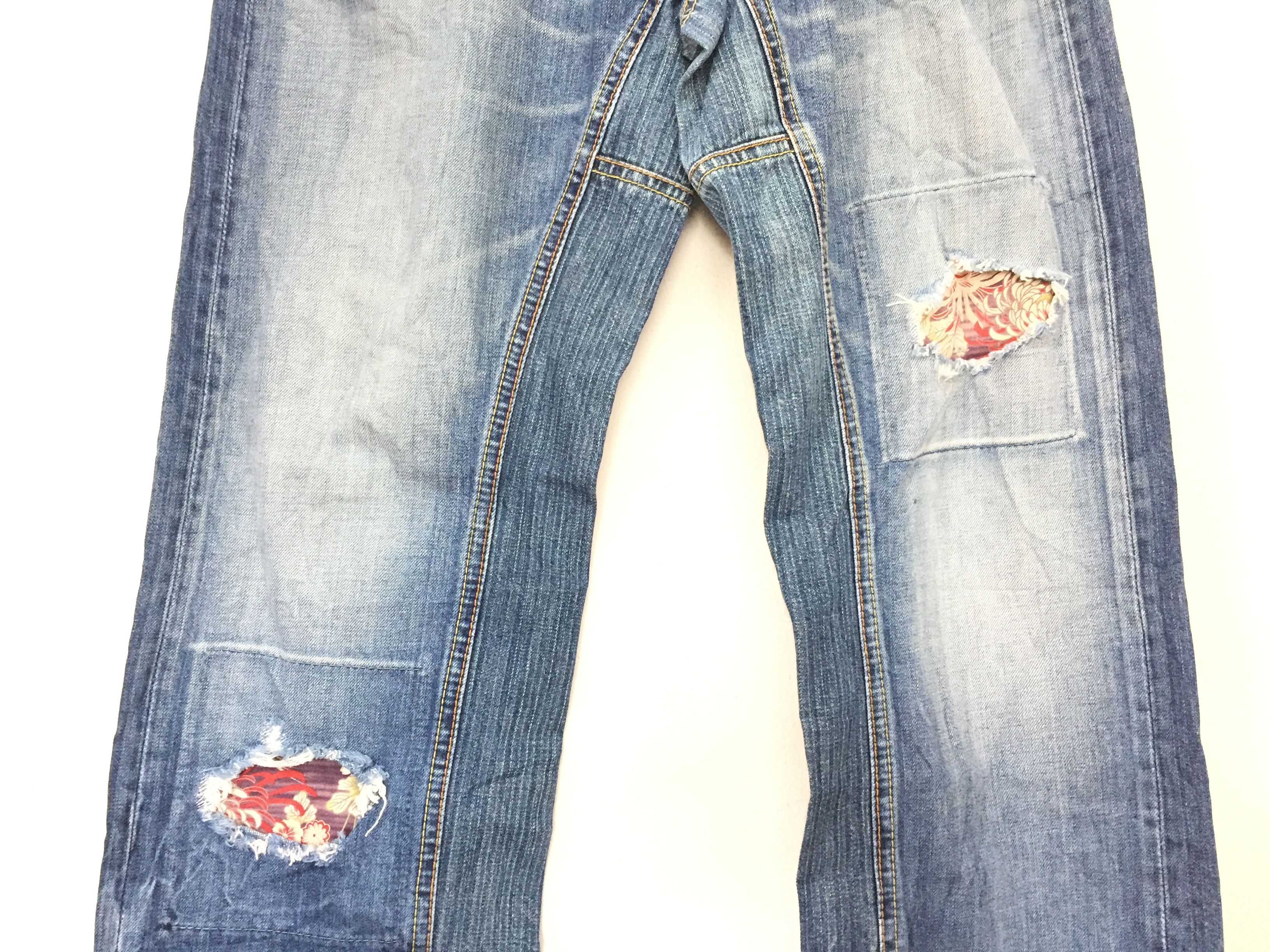 Eternal 90's ETERNAL Japan Motif patchwork pants kapital Size US 33 - 4 Thumbnail