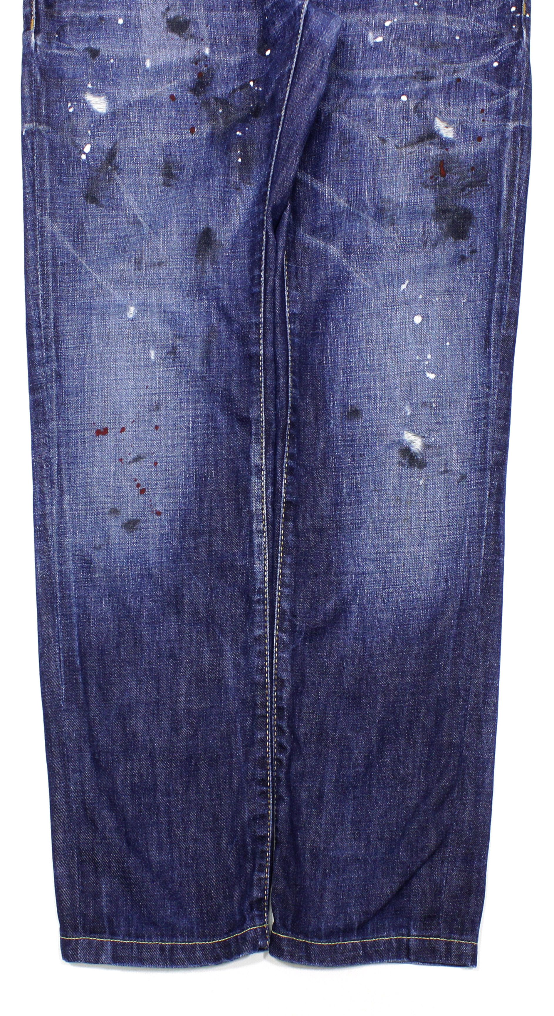 Dsquared2 Dean Dan Logos Paint Distressed Jeans Size US 30 / EU 46 - 5 Thumbnail