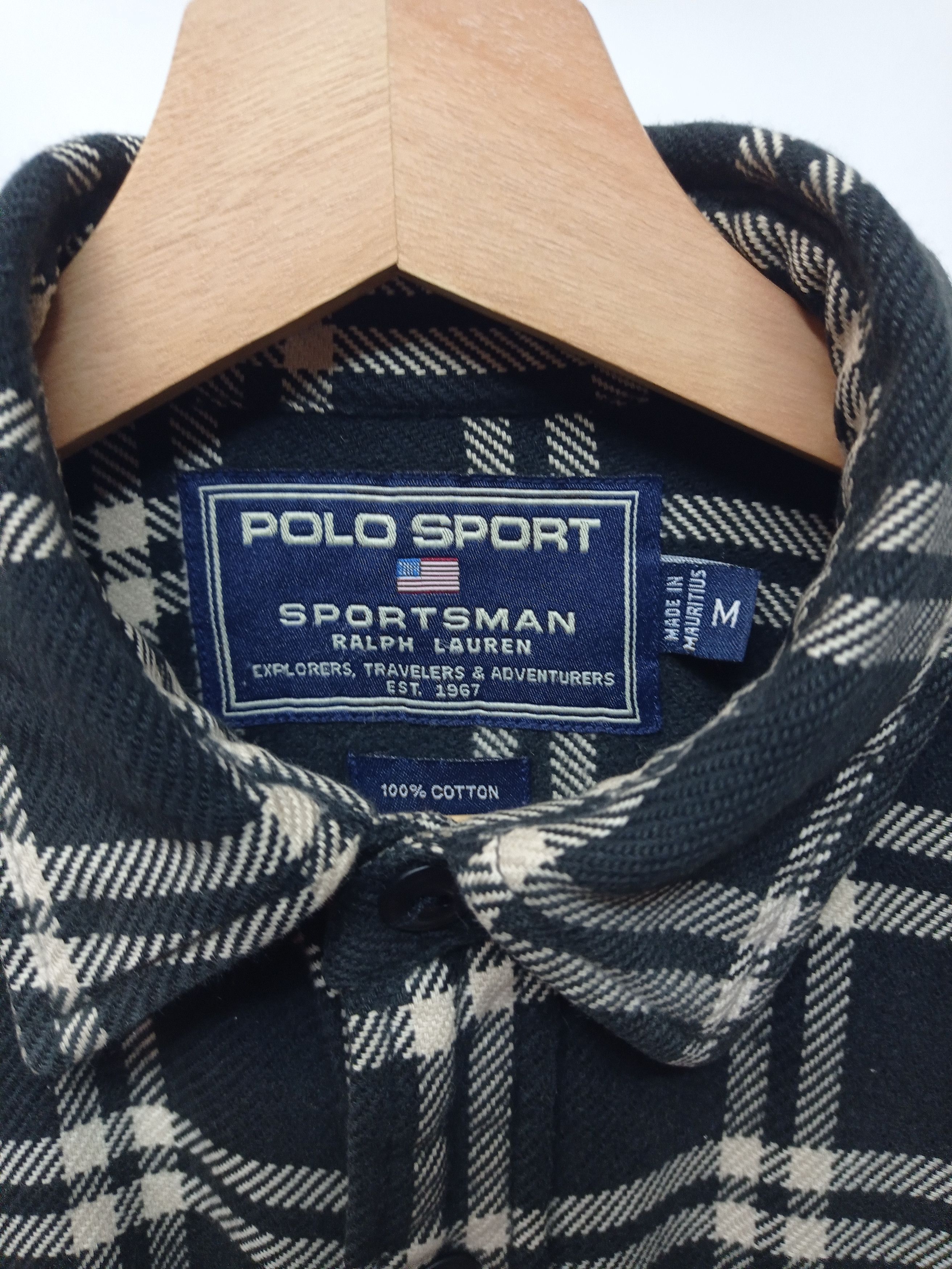 Polo Ralph Lauren Polo Sport Sportman Ralph Lauren Flannel Streetwear Size US L / EU 52-54 / 3 - 4 Thumbnail