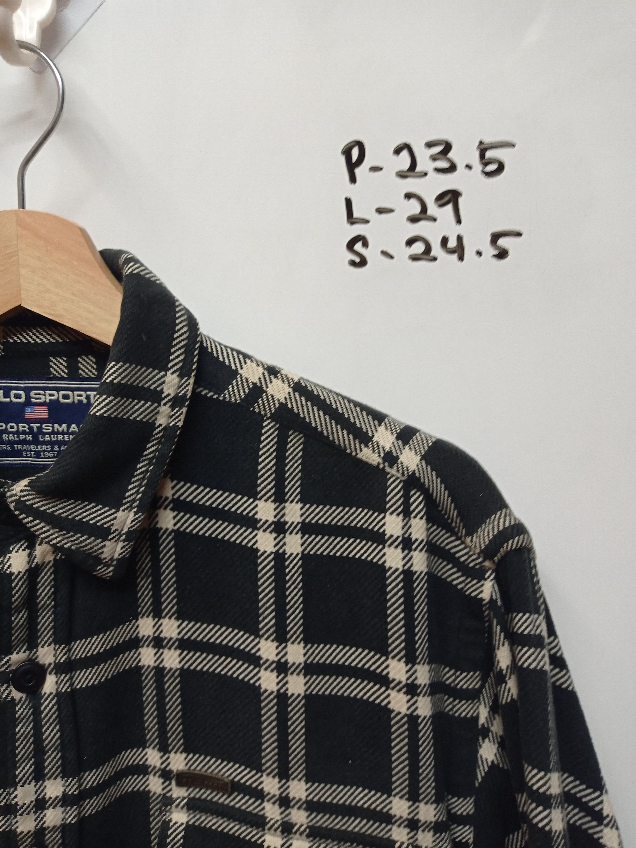 Polo Ralph Lauren Polo Sport Sportman Ralph Lauren Flannel Streetwear Size US L / EU 52-54 / 3 - 3 Thumbnail