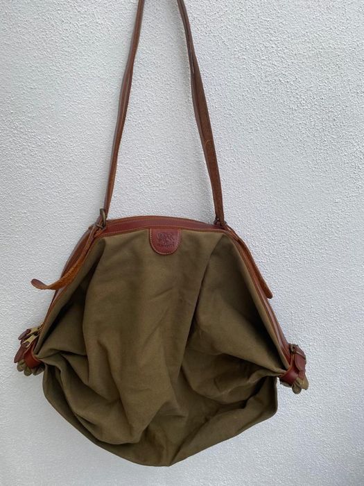 Il Bisonte Il Bisonte Caramella shoulder bag transformable canvas