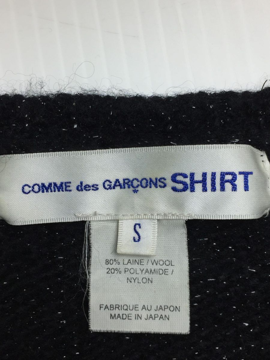 Comme des Garcons SHIRT Sweater Black Cardigan thick Wool Button Up Plain Size US S / EU 44-46 / 1 - 4 Thumbnail