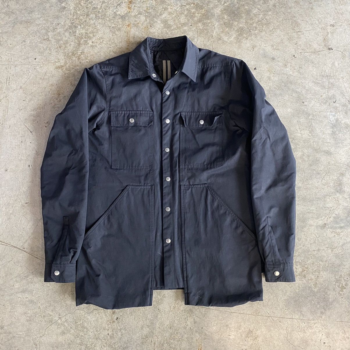 Rick Owens Drkshdw Long Chore Coat Size US M / EU 48-50 / 2 - 1 Thumbnail