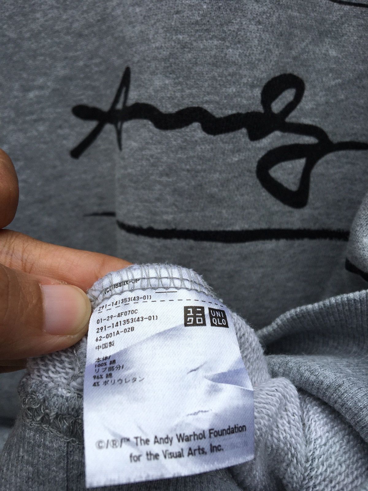Andy Warhol × Uniqlo Uniqlo × Andy Warhol Signature Sweatshirt by SPRZNY Size US M / EU 48-50 / 2 - 8 Thumbnail