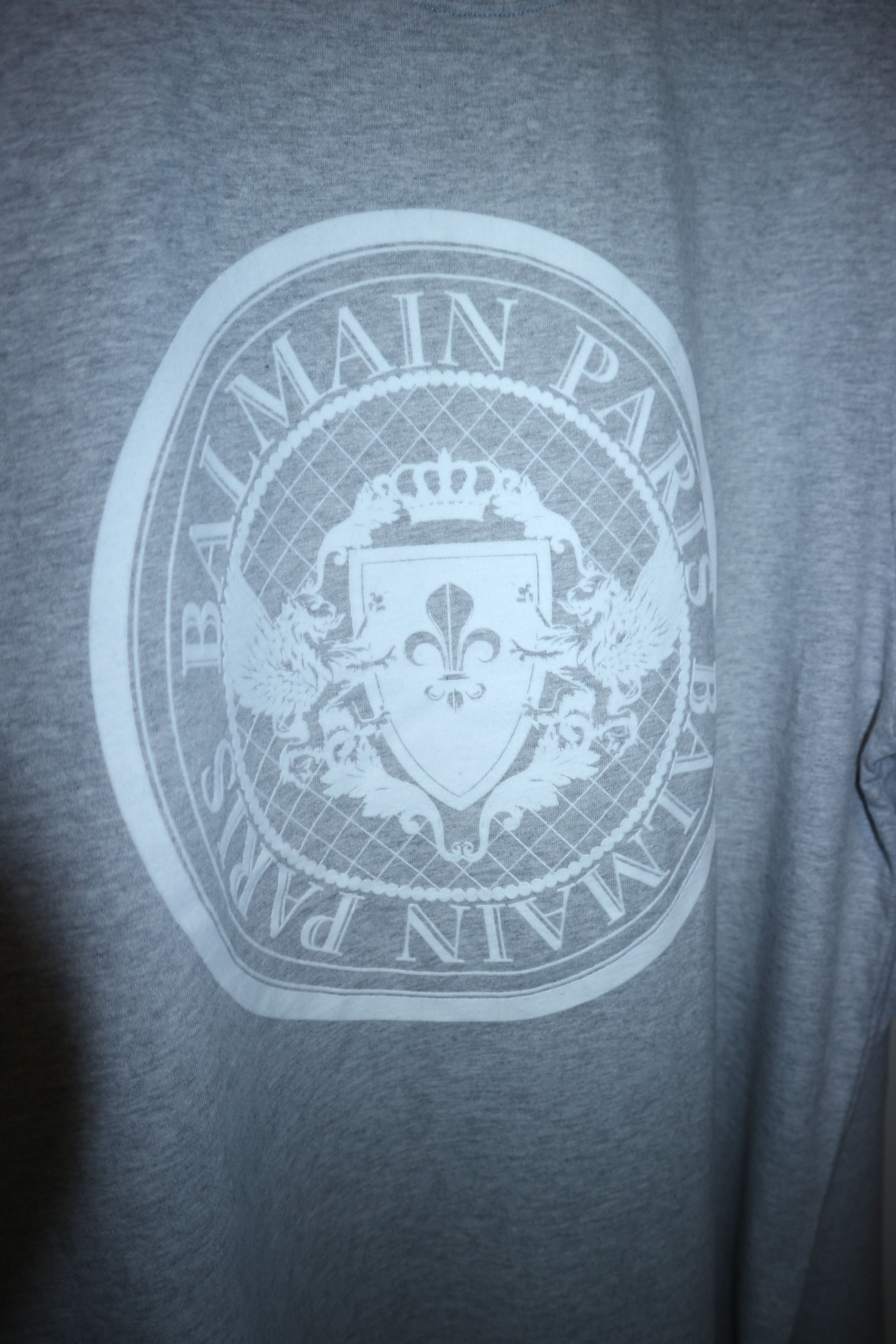 Balmain Flocked logo print t-shirt Size US XXL / EU 58 / 5 - 5 Thumbnail