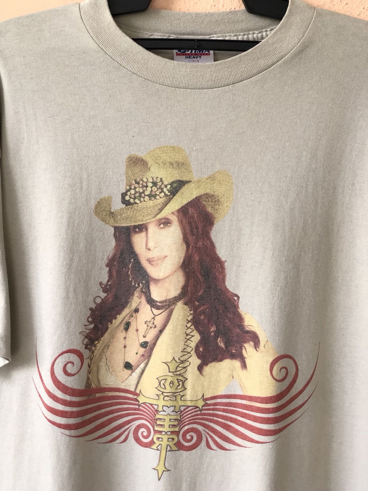 Vintage Vintage 00s CHER Living Proof Tour Promo Tee Size US L / EU 52-54 / 3 - 3 Thumbnail