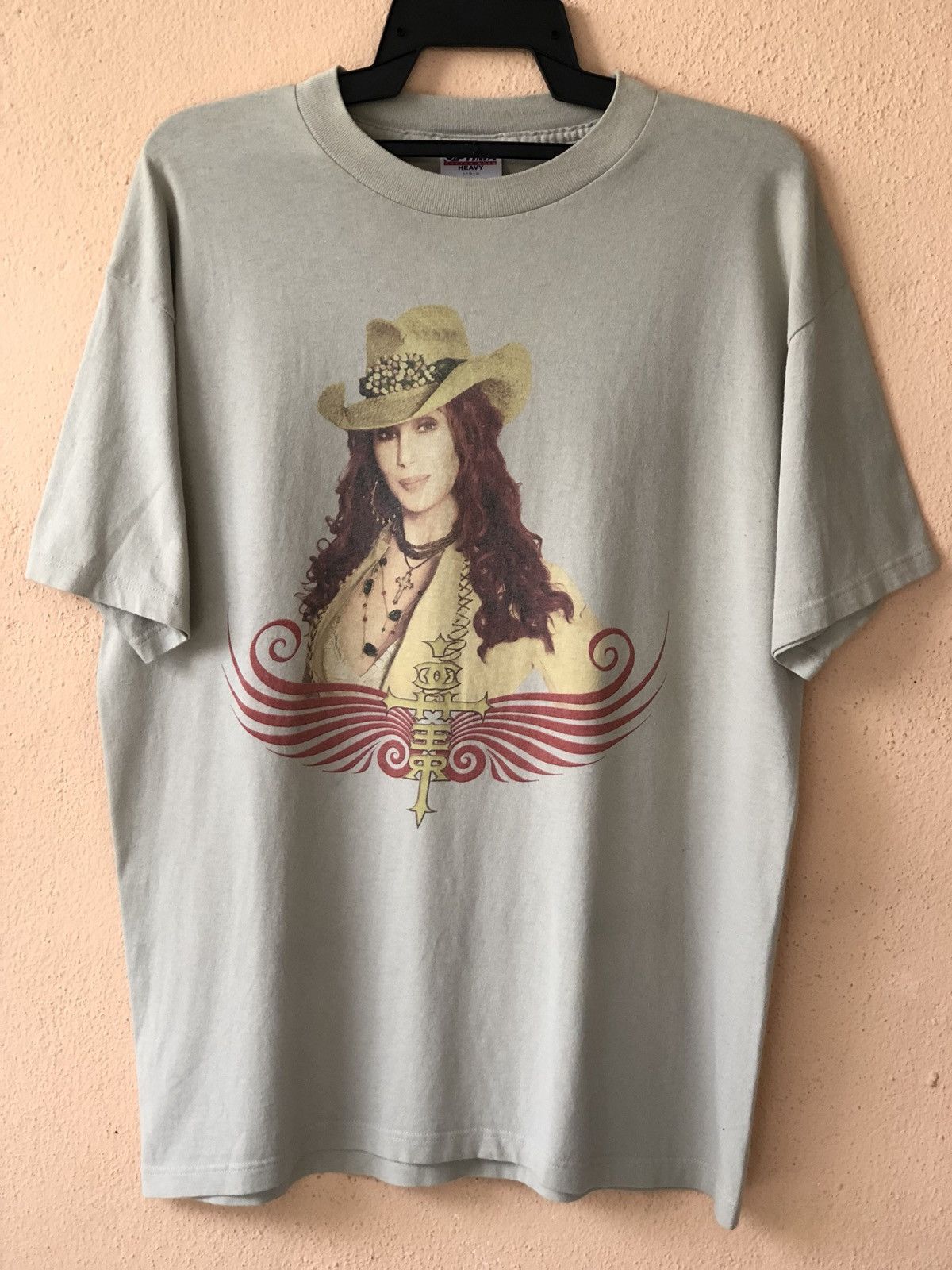 Vintage Vintage 00s CHER Living Proof Tour Promo Tee Size US L / EU 52-54 / 3 - 2 Thumbnail
