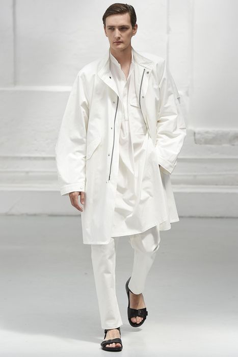 Lemaire SS15 Long White Cotton Shirt | Grailed