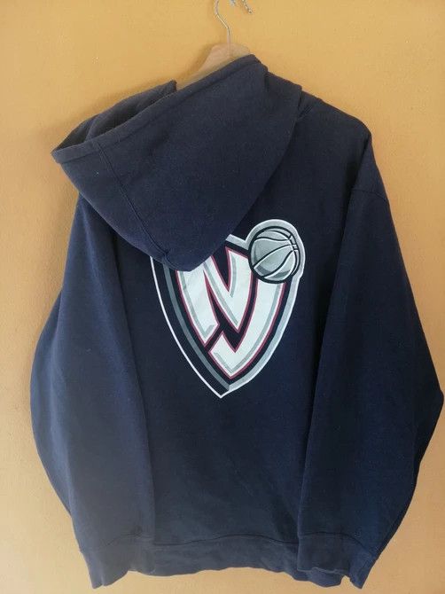 NBA × Reebok × Vintage Vintage 90s Nets NBA Basketball Hoodie Sweatshirt B4 Size US L / EU 52-54 / 3 - 2 Thumbnail