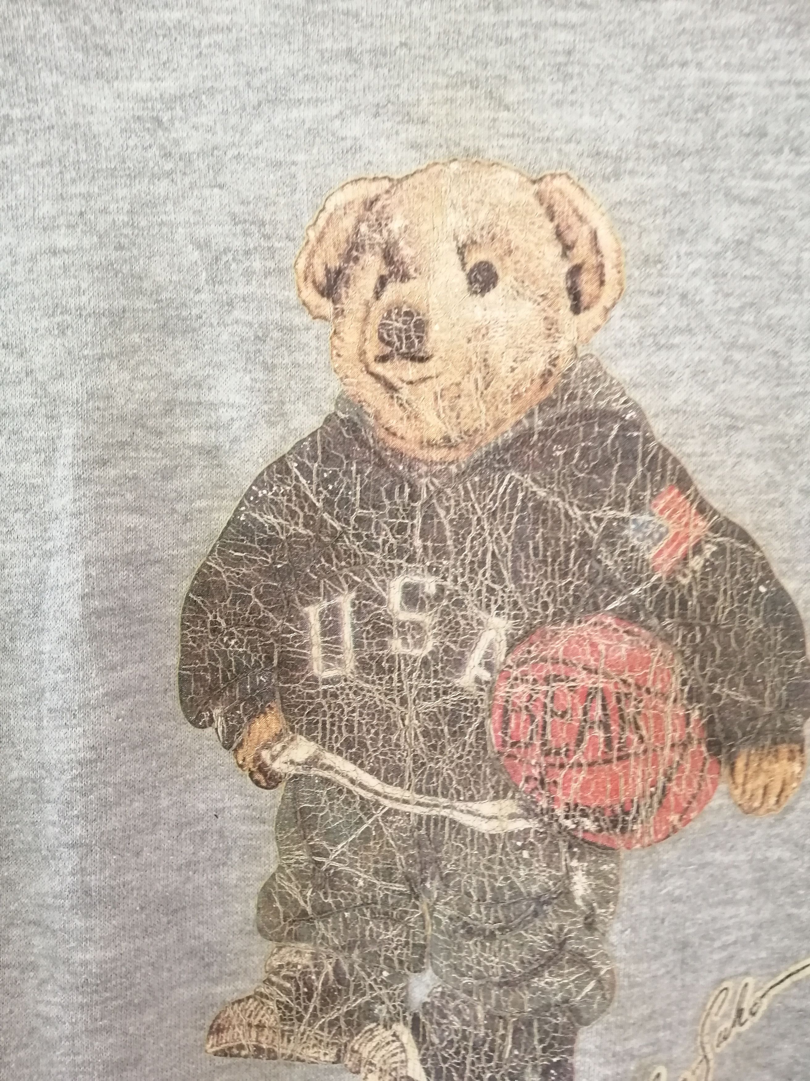 American Apparel × Polo Ralph Lauren Vintage Polo Ground by Bear POLO BEAR Sweatshirt B27 Size US M / EU 48-50 / 2 - 4 Thumbnail