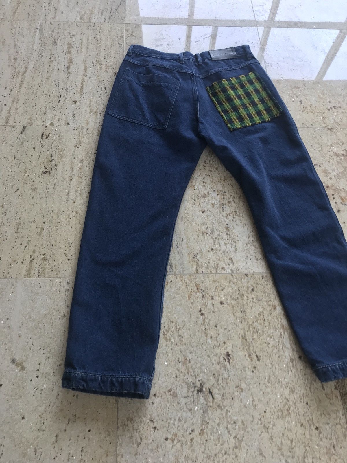 Marni Wool Plaid Contrast Back Pocket Denim Size US 32 / EU 48 - 7 Thumbnail