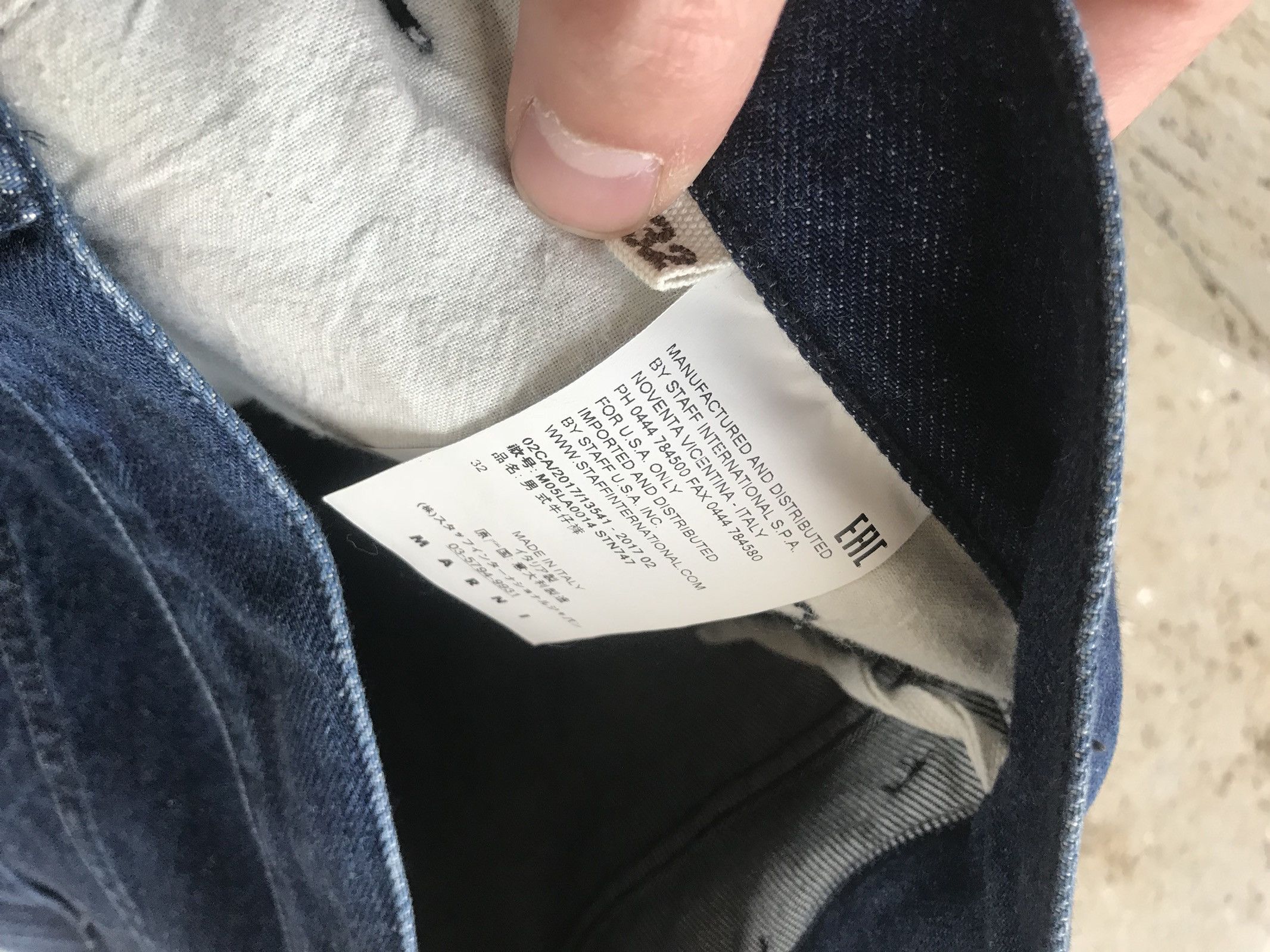 Marni Wool Plaid Contrast Back Pocket Denim Size US 32 / EU 48 - 17 Thumbnail