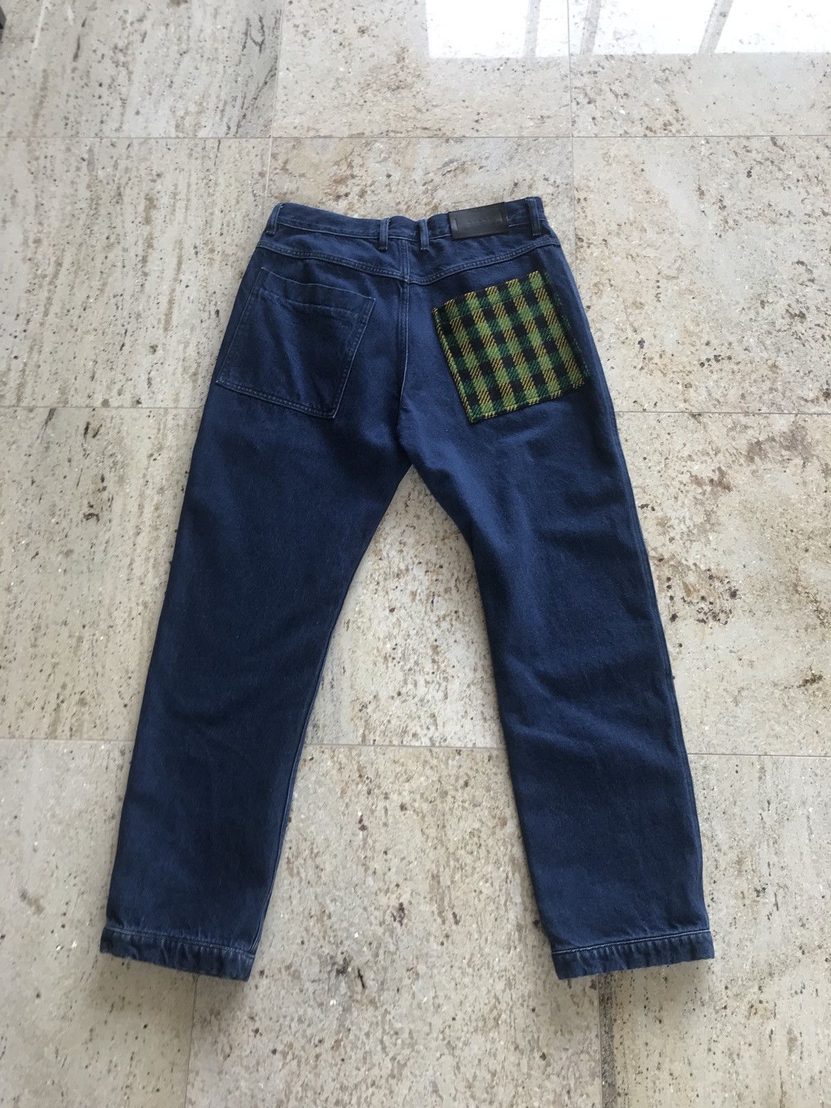 Marni Wool Plaid Contrast Back Pocket Denim Size US 32 / EU 48 - 8 Thumbnail