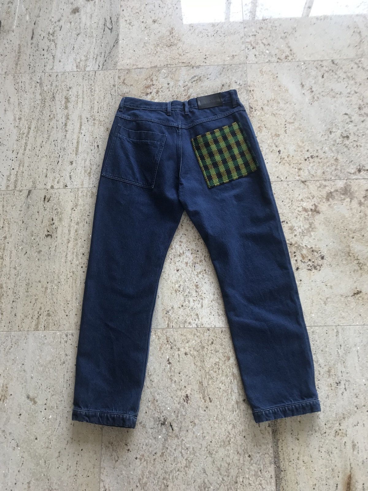 Marni Wool Plaid Contrast Back Pocket Denim Size US 32 / EU 48 - 1 Thumbnail