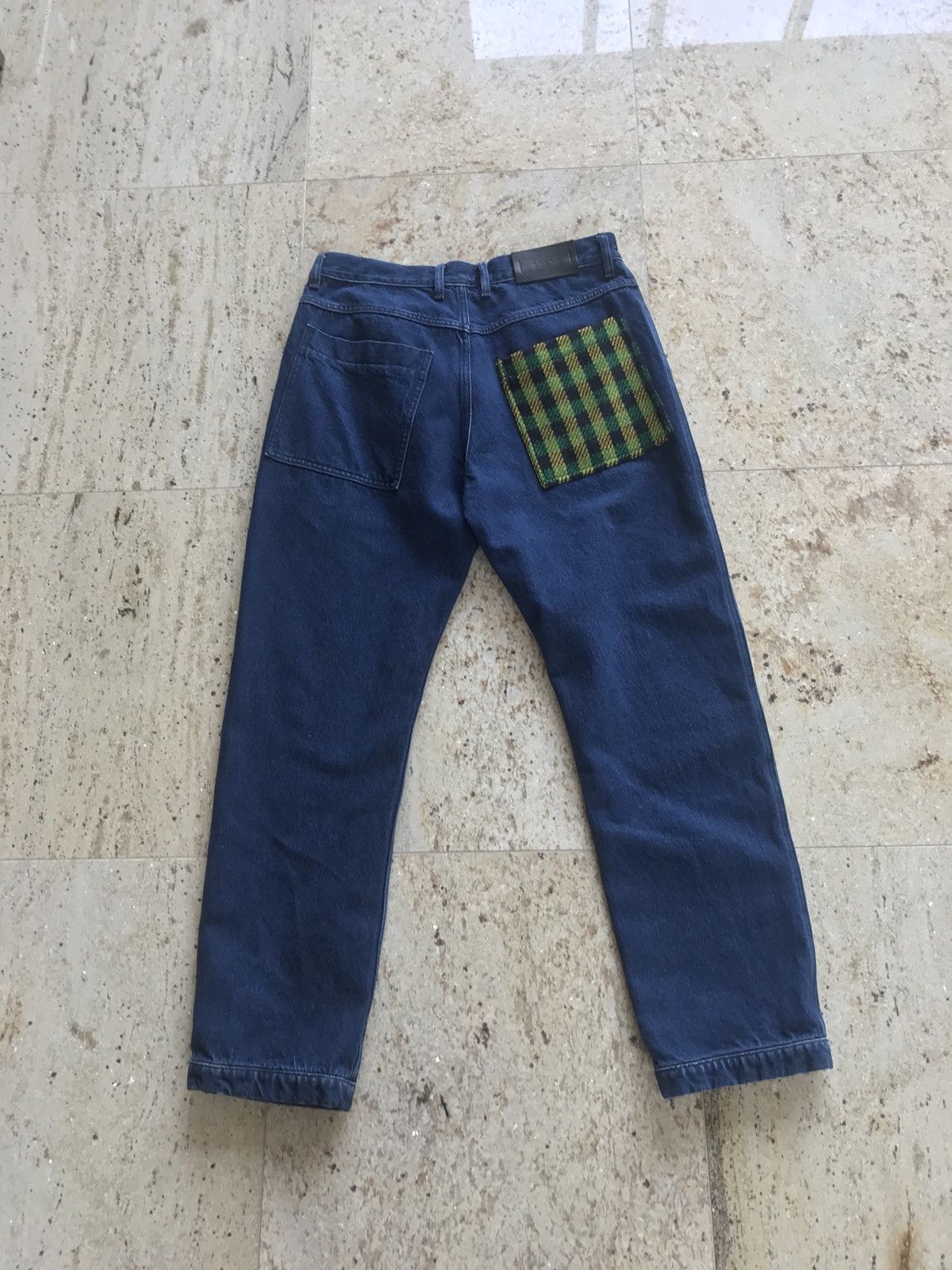Marni Wool Plaid Contrast Back Pocket Denim Size US 32 / EU 48 - 3 Thumbnail