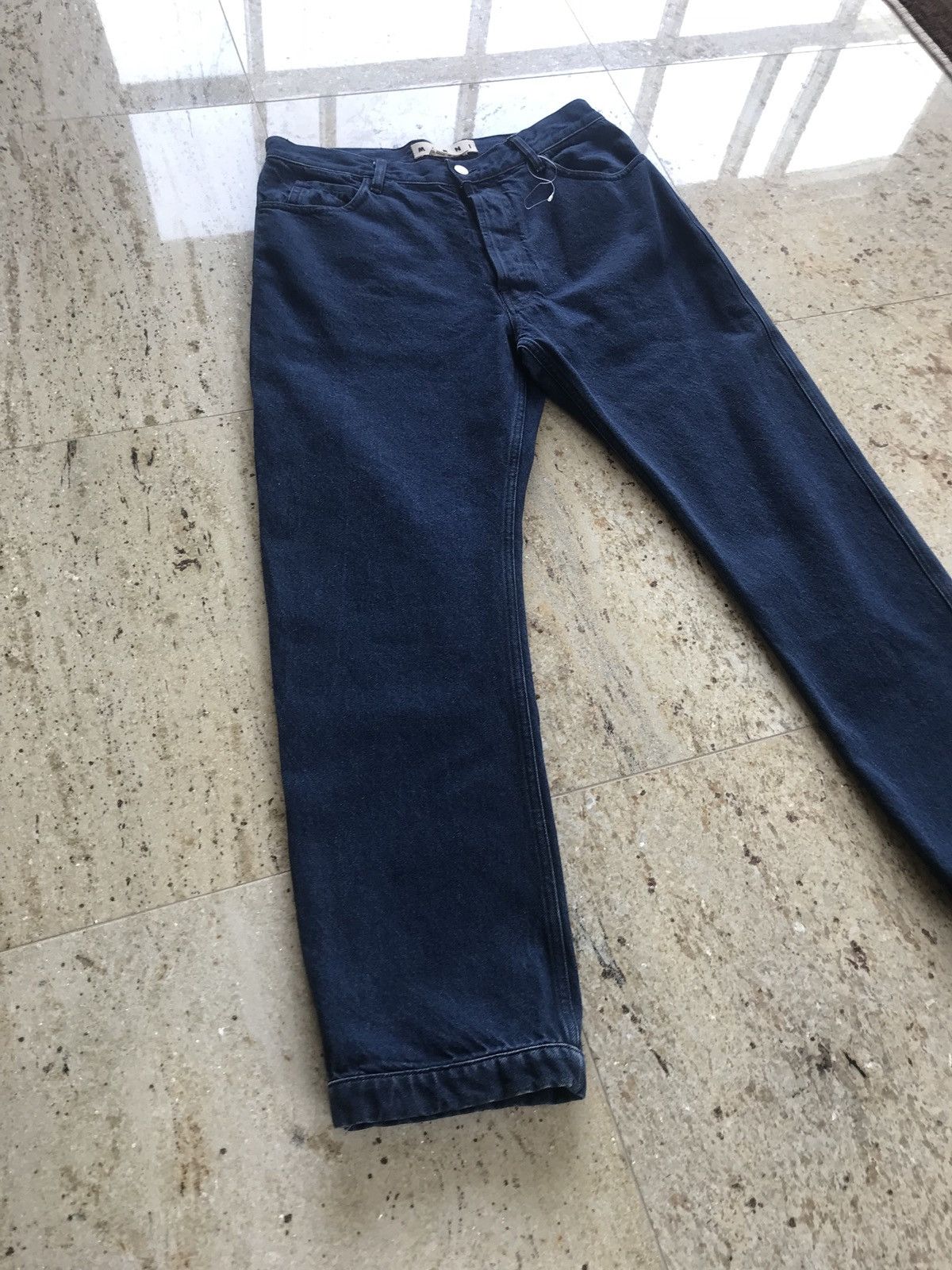 Marni Wool Plaid Contrast Back Pocket Denim Size US 32 / EU 48 - 11 Thumbnail