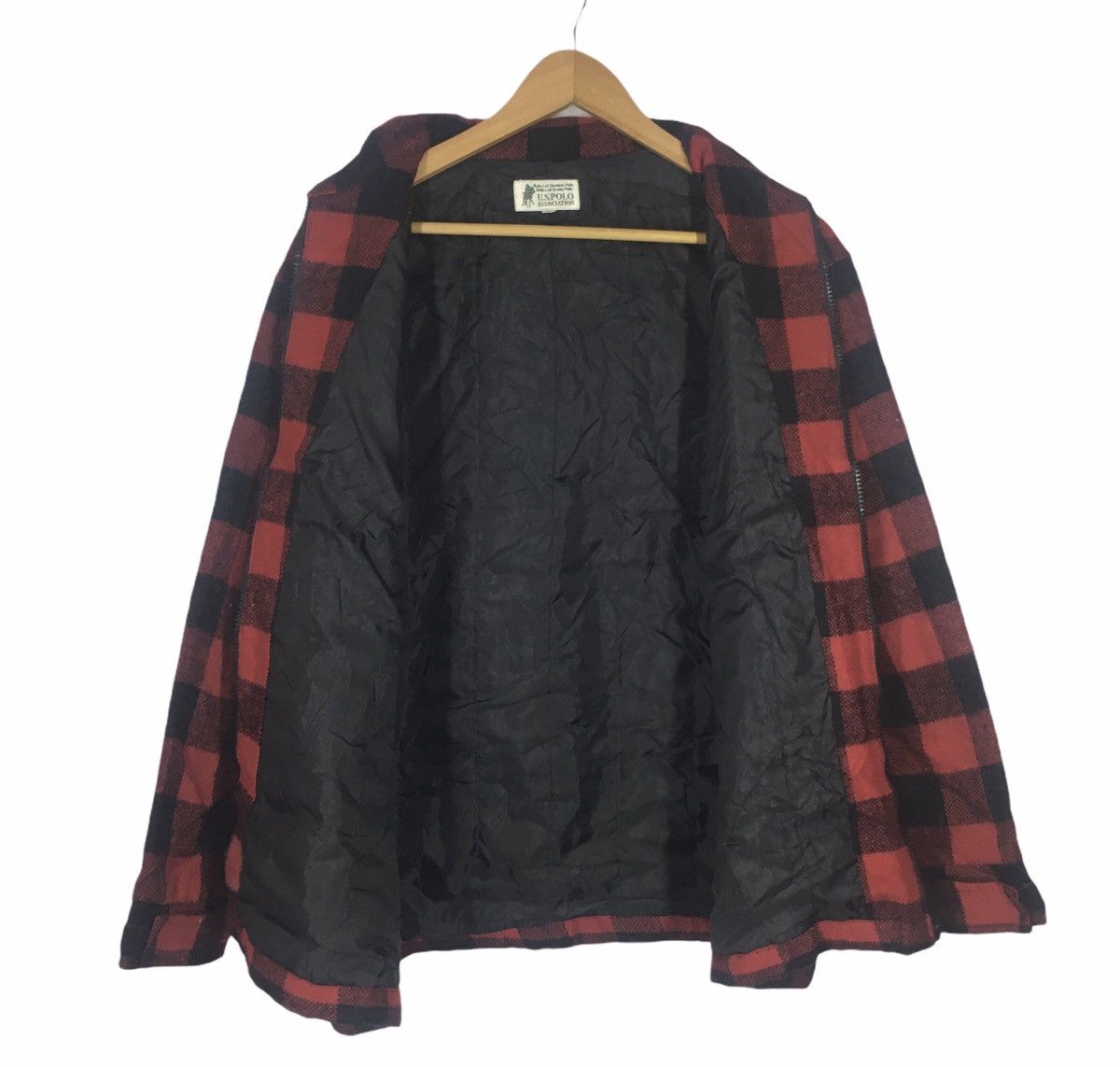 Polo Ralph Lauren × U.S. Polo Assn. × Vintage Us Polo Association Flannel Jacket Style Full Zipper Size US M / EU 48-50 / 2 - 4 Thumbnail