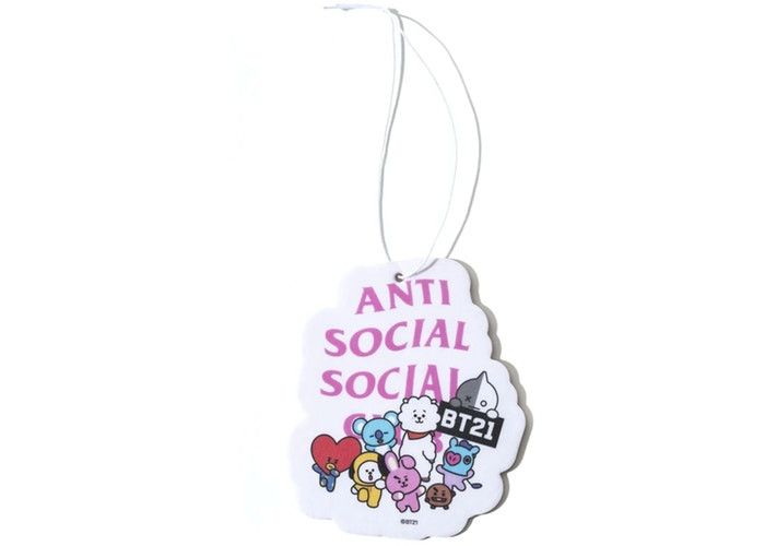 Anti Social Social Club DS ASSC x BT21 Black Ice Air Fresher Squash Scent in hand Size ONE SIZE - 3 Thumbnail