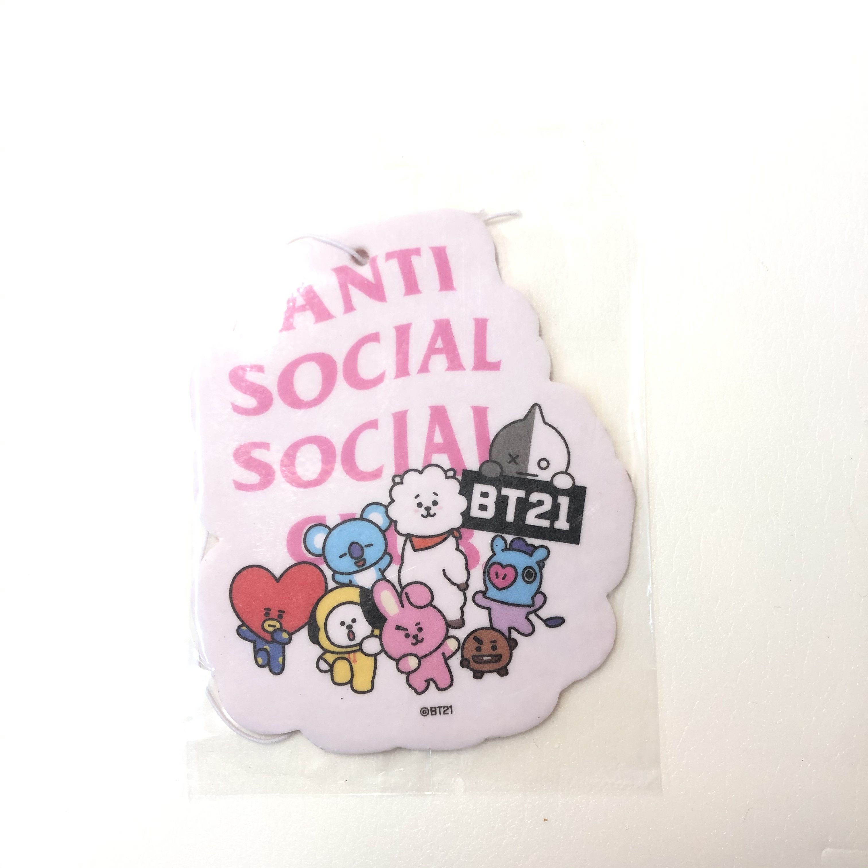 Anti Social Social Club DS ASSC x BT21 Black Ice Air Fresher Squash Scent in hand Size ONE SIZE - 1 Thumbnail